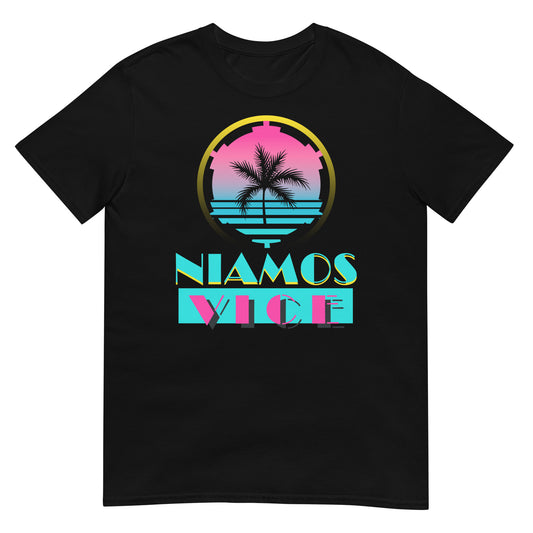 NIAMOS VICE Vaporwave Cassian Space Miami Softstyle Mashup Tee
