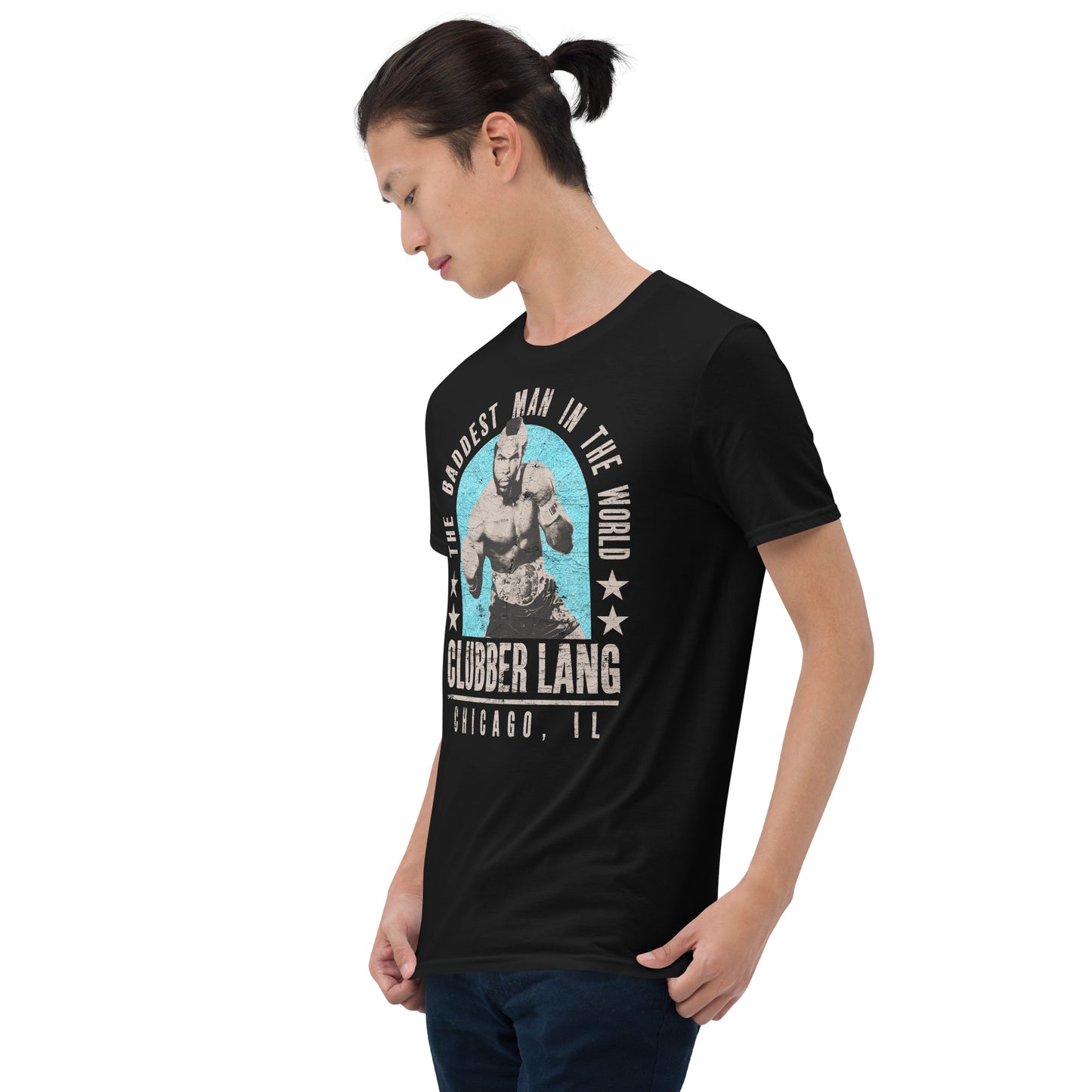 Clubber Lang: The Baddest Man in the World (Distressed) Chicago, IL Boxing Classic Tee