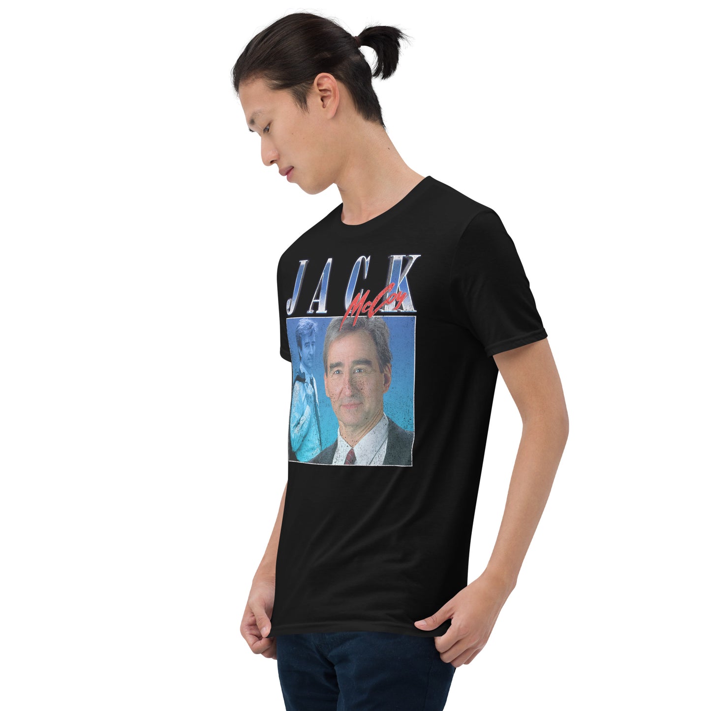 Jack McCoy Dreamy Retro Bootleg Tribute | Vintage '90s Law & Order  Homage Distressed Unisex Graphic T-Shirt
