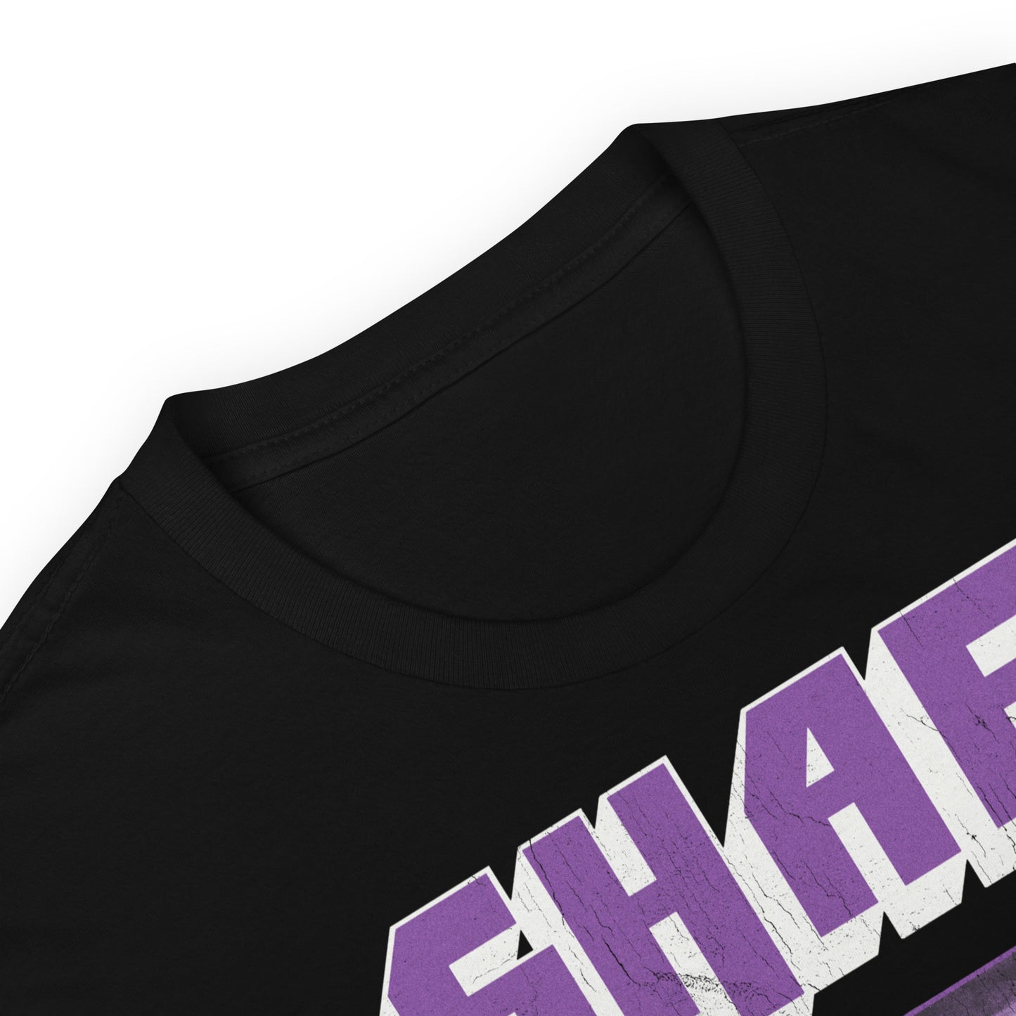 SHAFT Distressed Purple Duotone '70s Blaxploitation Vintage Unisex T-Shirt