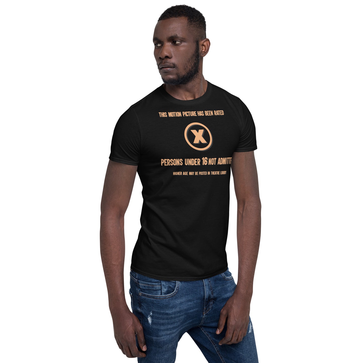 Rated X Rating Disclaimer 1970s Short-Sleeve Unisex T-Shirt