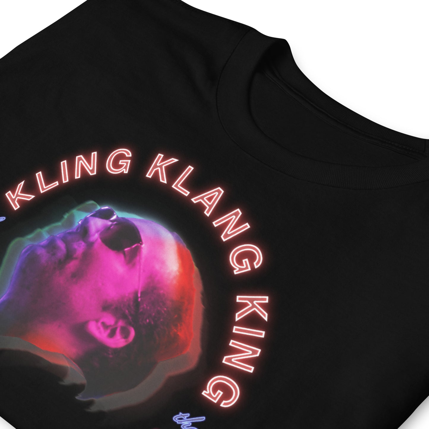 KLING KLANG KING OF THE RIM RAM ROOM Nick Cage Neon Las Vegas Unisex T-Shirt