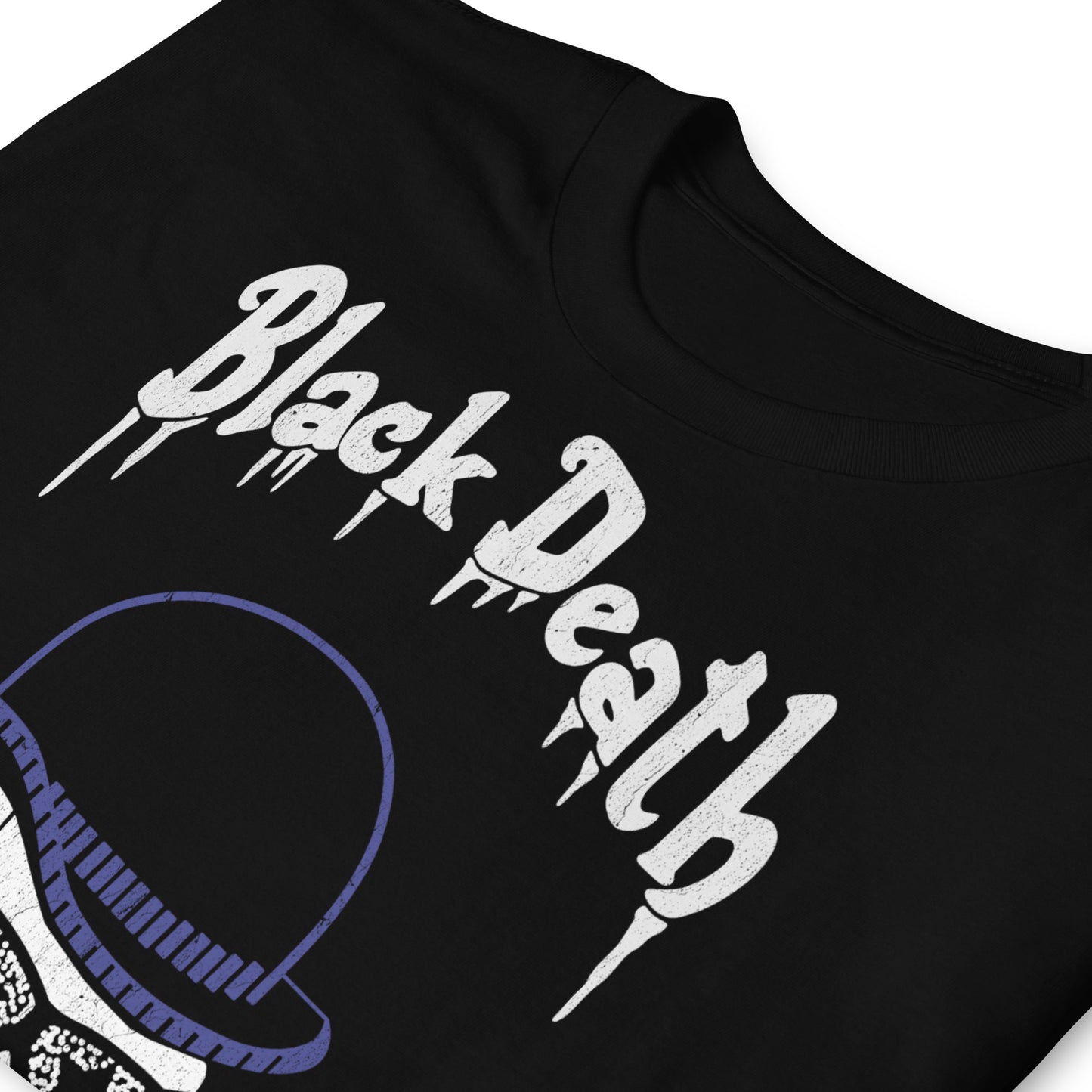 BD Gin Bowler Hat and Sunglasses Skull | Distressed Softstyle Unisex T-Shirt