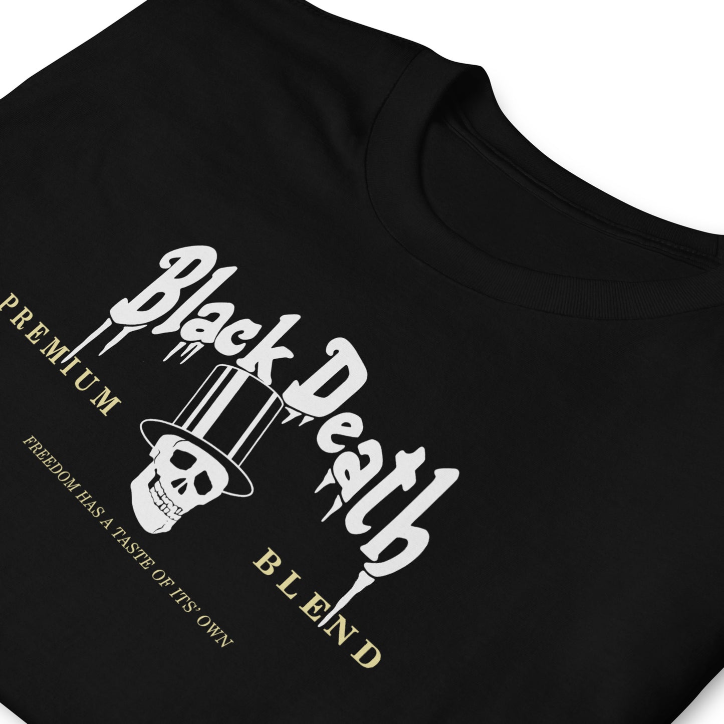 BD Premium Blend Top Hat Skull Logo | Freedom Has A Taste of Its Own | Softstyle Unisex Tee