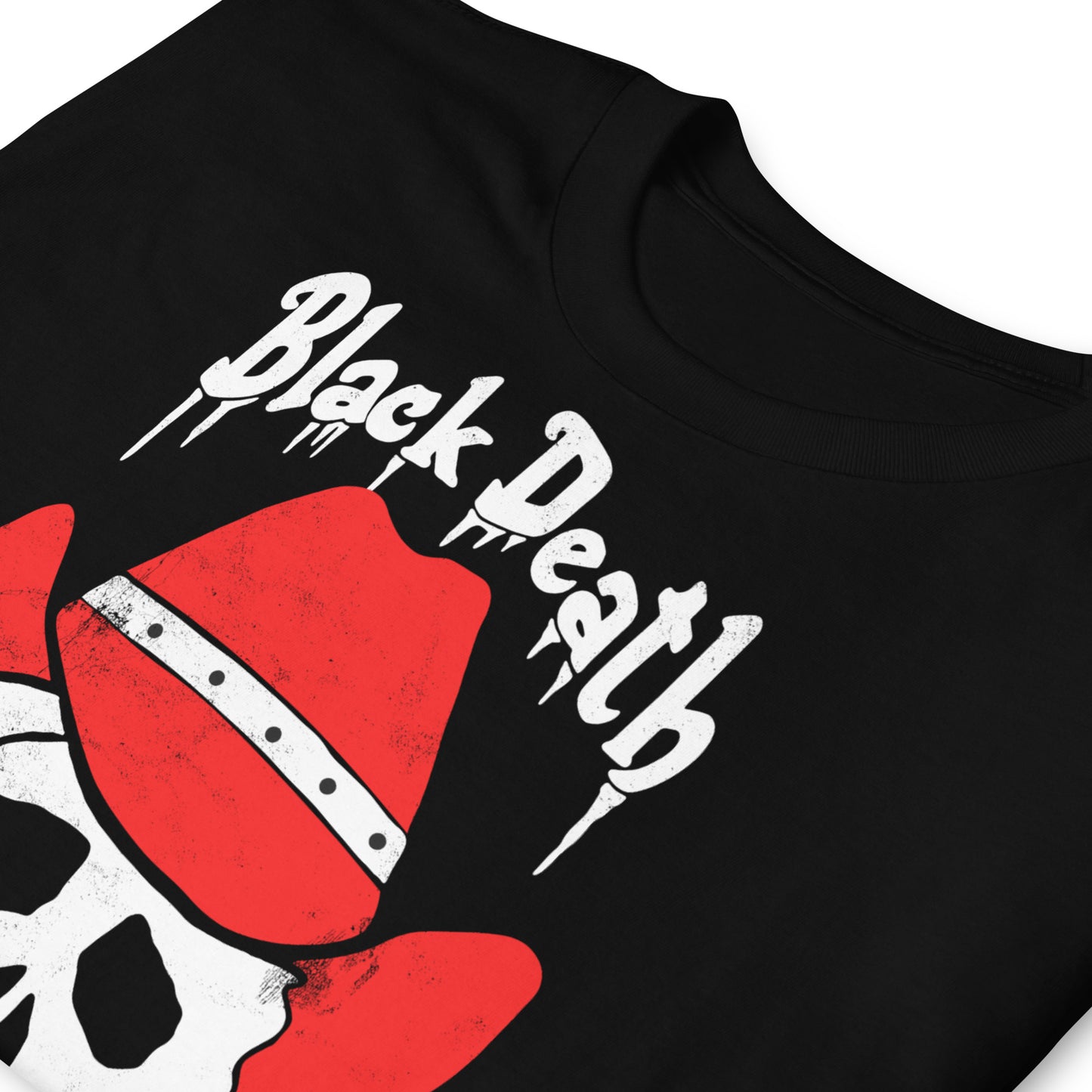 BD Bourbon Cowboy Skull Distressed Softstyle T-Shirt
