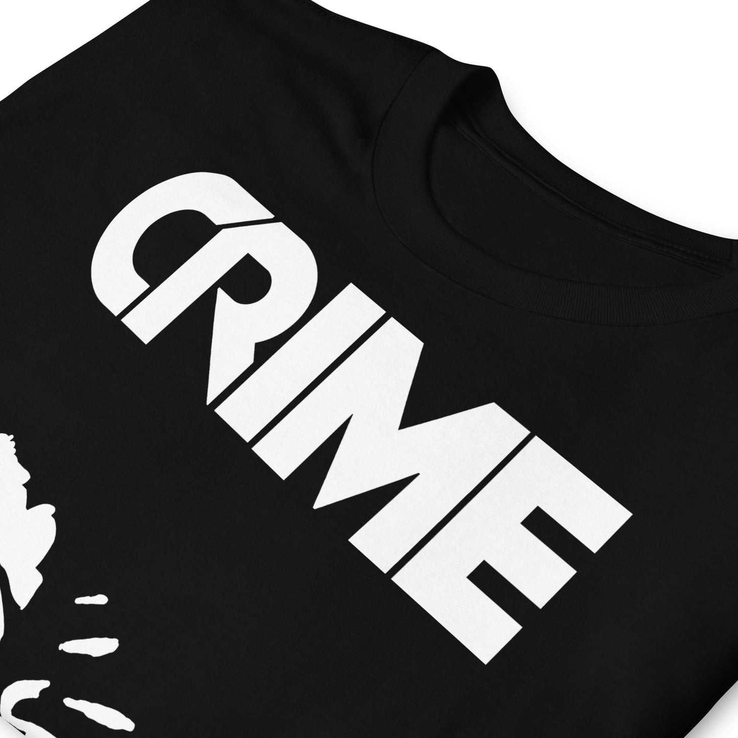 CRIME Raw 70s Punk Face | Softstyle Unisex Rebel Shirt