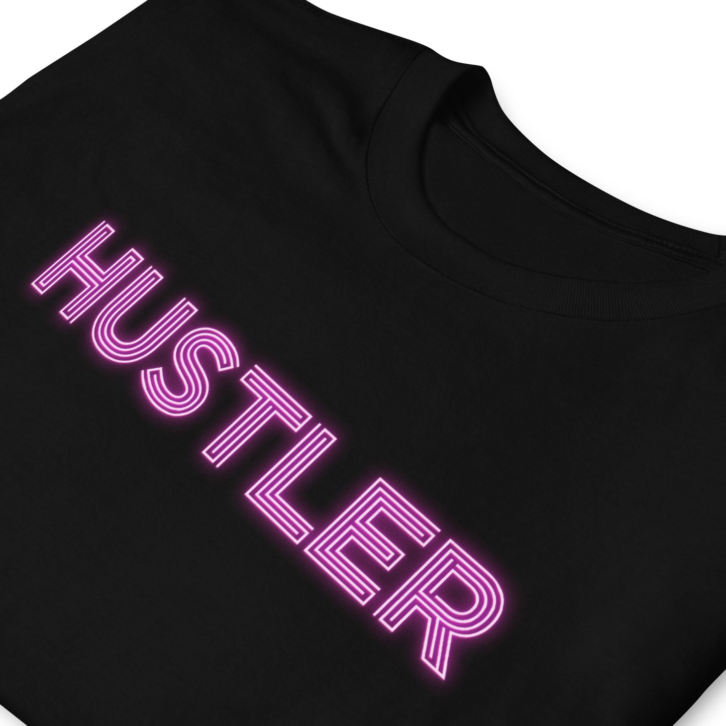 Hustler Neon Sign Softstyle Unisex T-Shirt