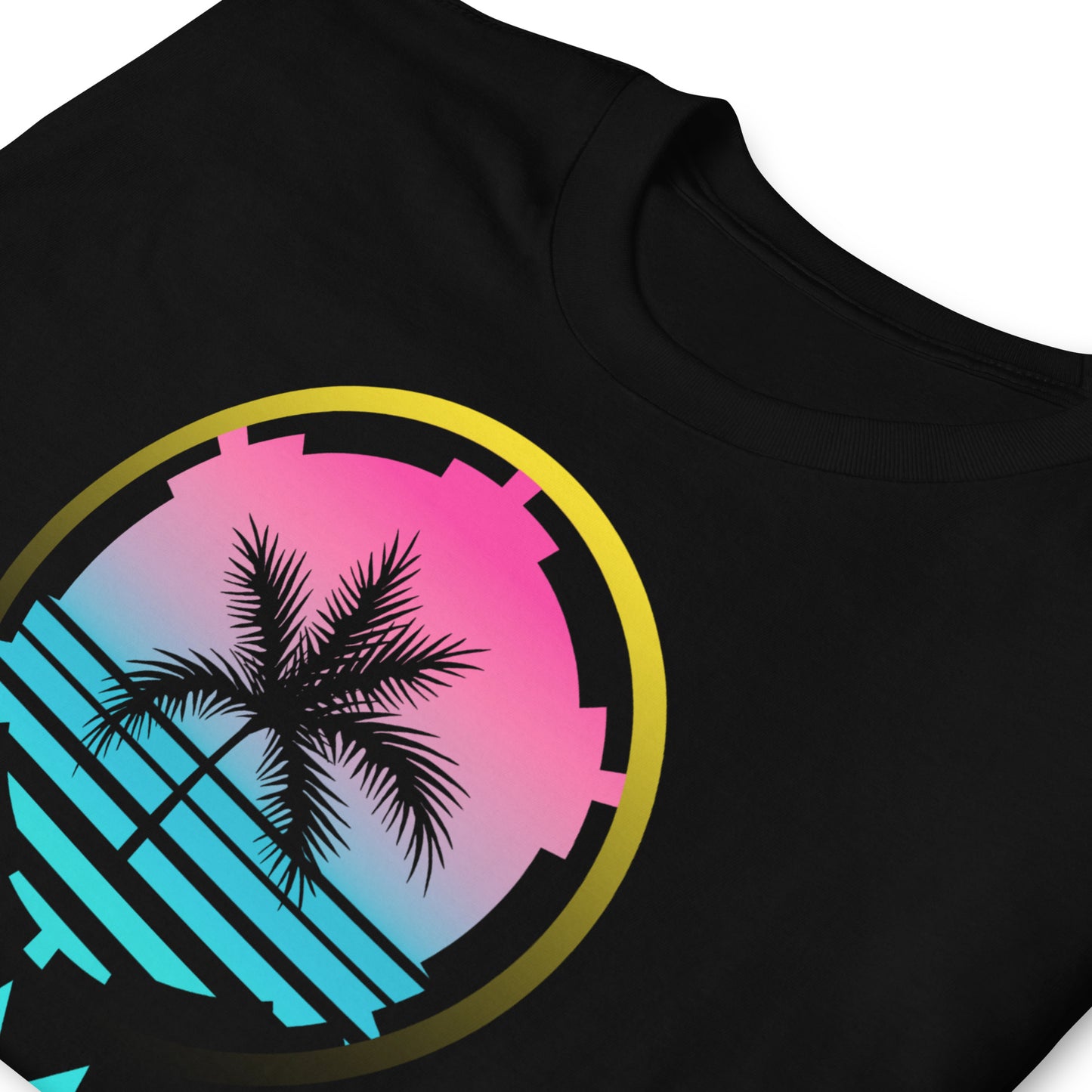 NIAMOS VICE Vaporwave Cassian Space Miami Softstyle Mashup Tee