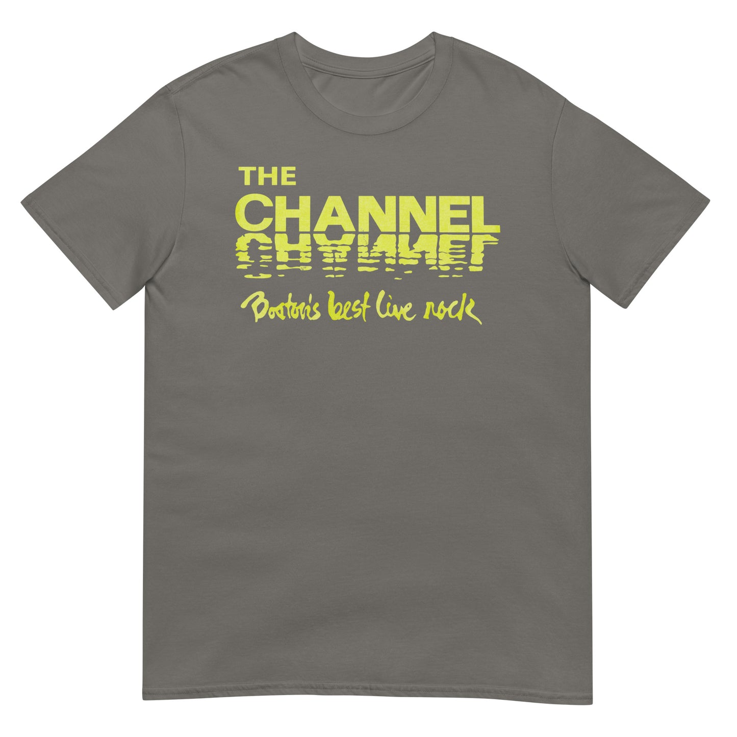The Channel - Boston's Best Live Rock Distressed Softstyle Unisex Tee