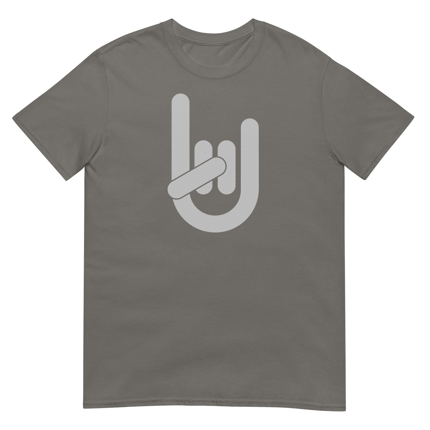 Guitarist Devil Horns Logo Softstyle Unisex Tee