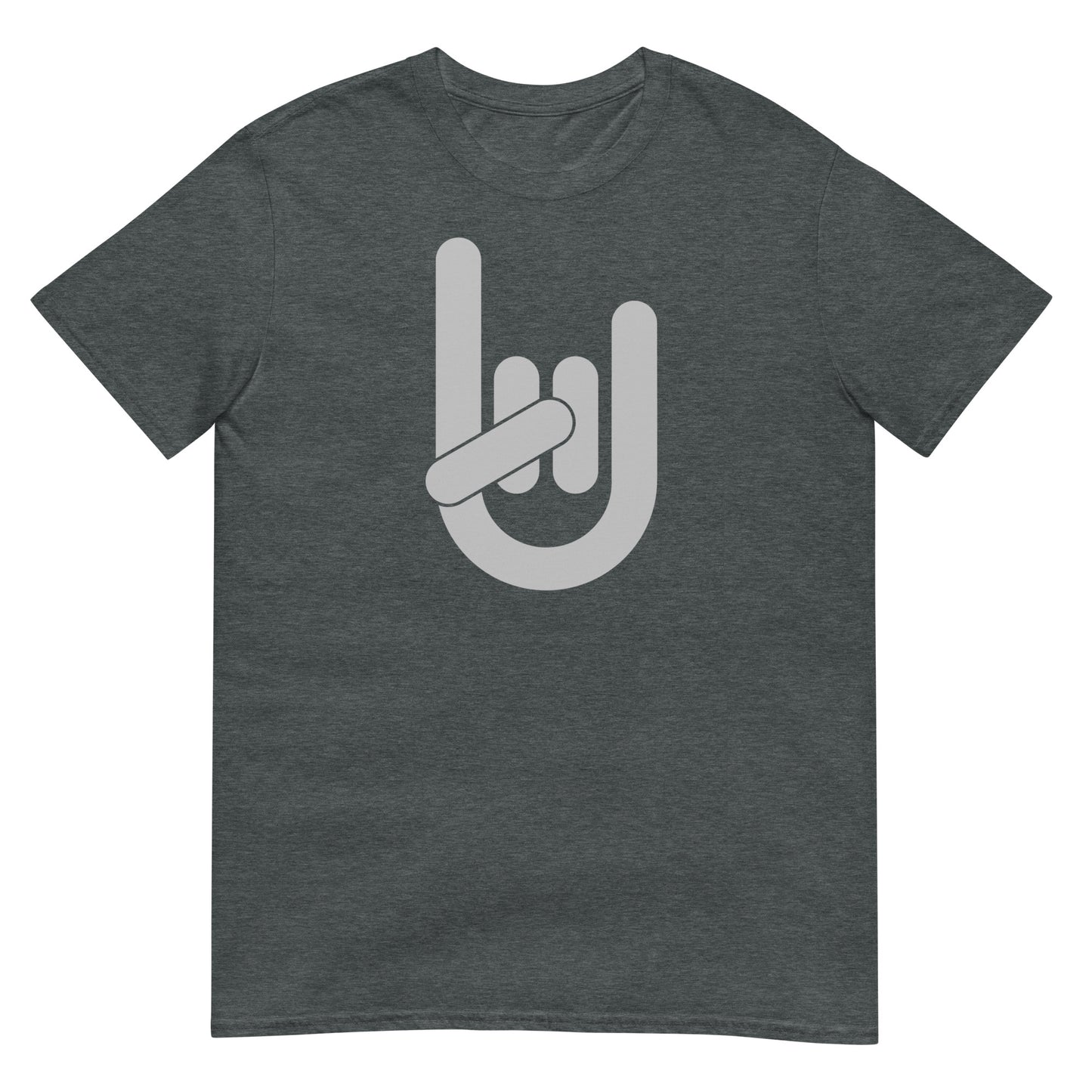 Guitarist Devil Horns Logo Softstyle Unisex Tee
