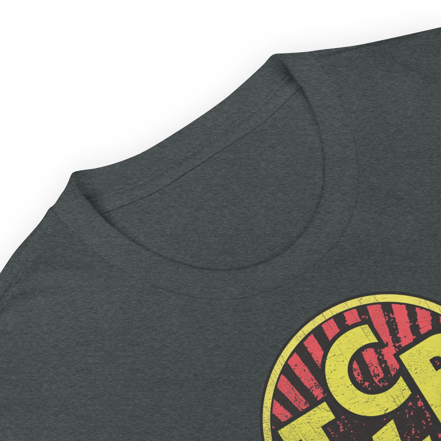 TCB Circle Distressed Logo | Taking Care Of Business Lightning Bolt Unisex T-Shirt