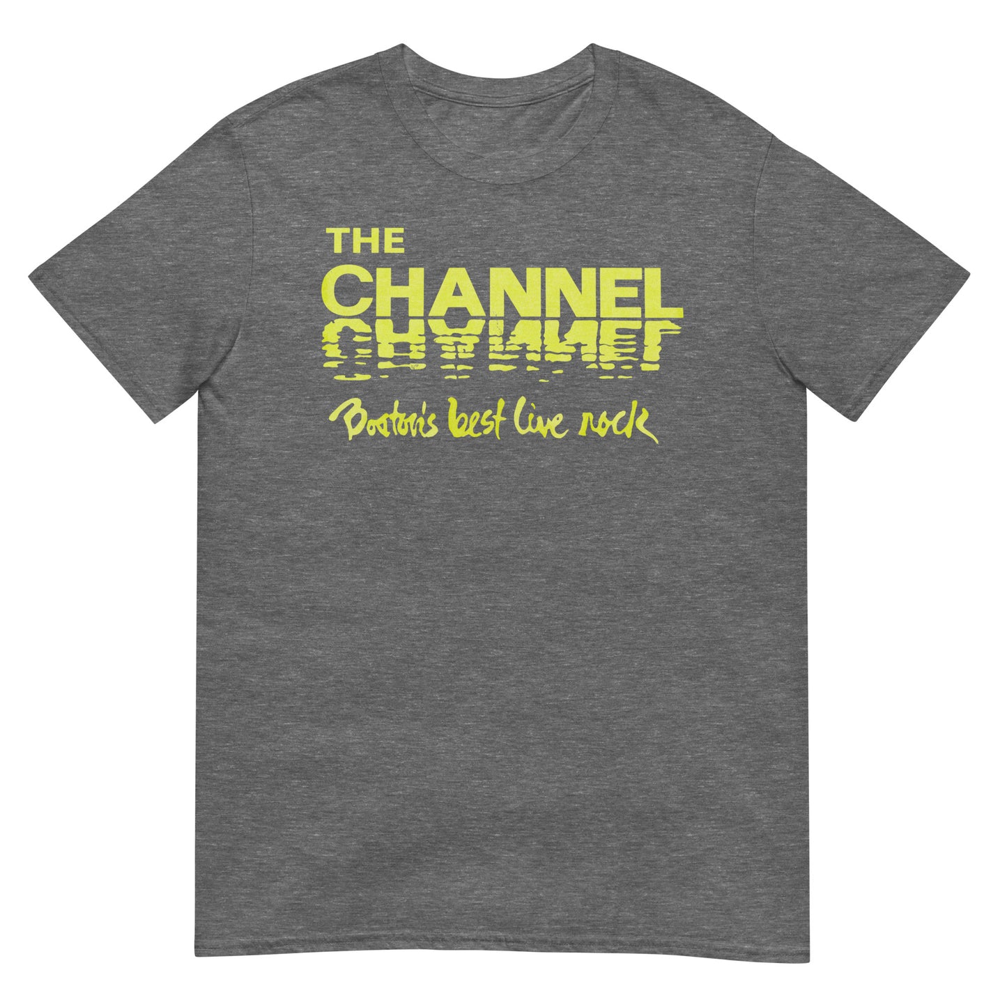 The Channel - Boston's Best Live Rock Distressed Softstyle Unisex Tee