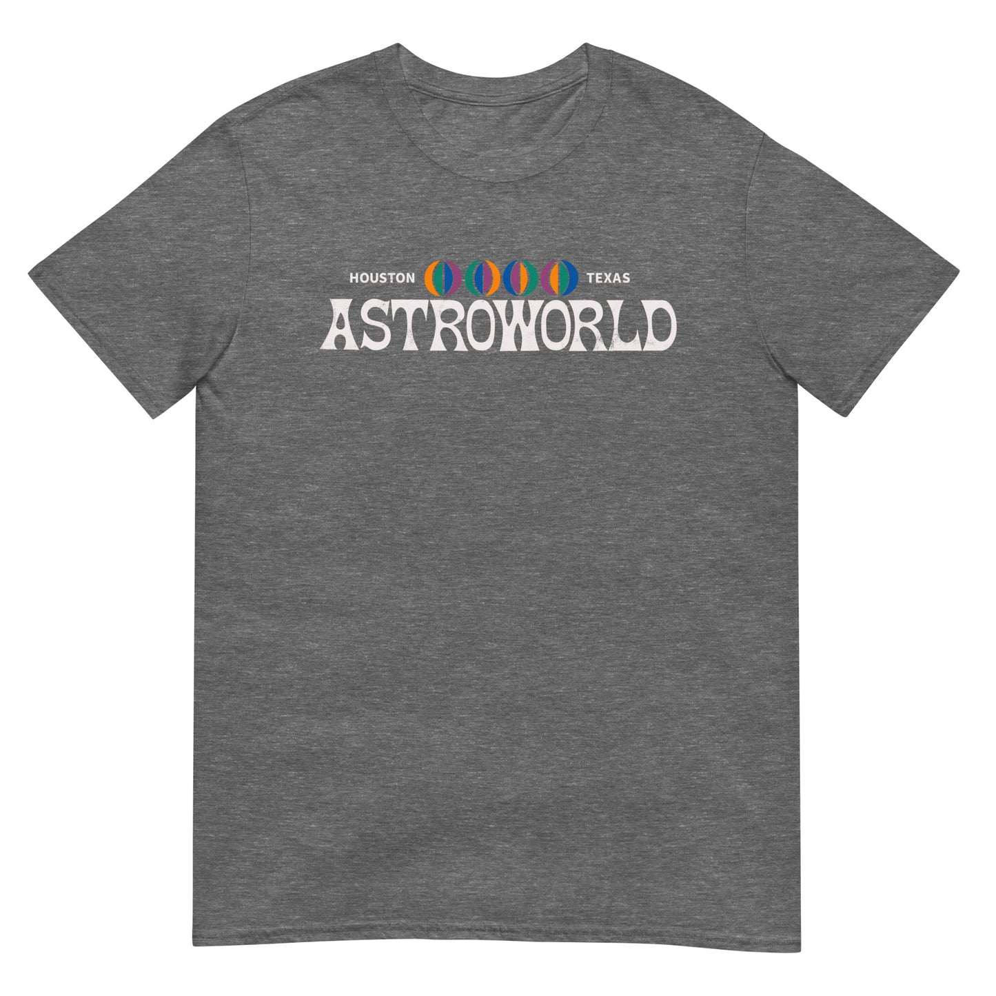 Houston Texas Defunct Theme Park Retro Logo Distressed Softstyle Unisex Tee