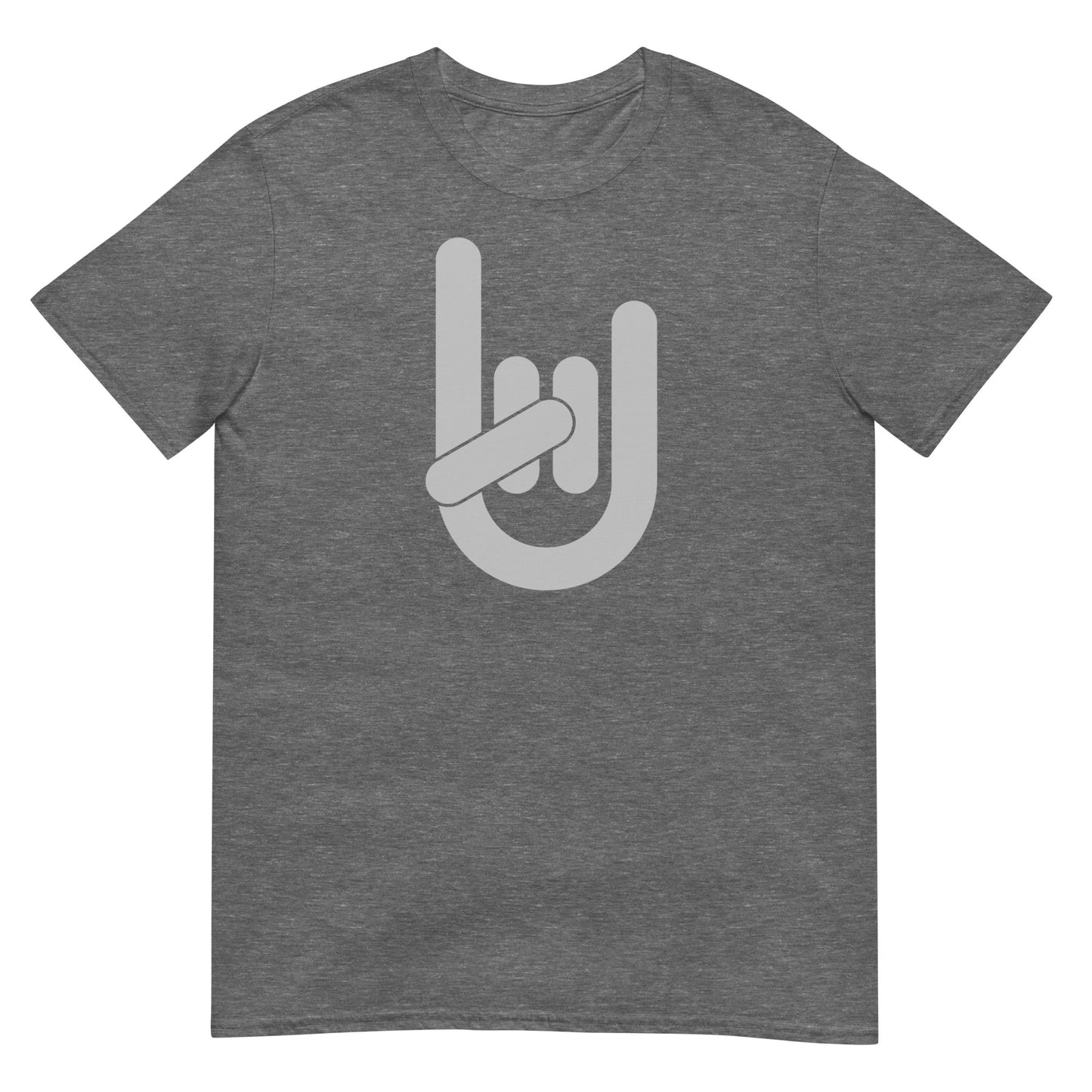 Guitarist Devil Horns Logo Softstyle Unisex Tee