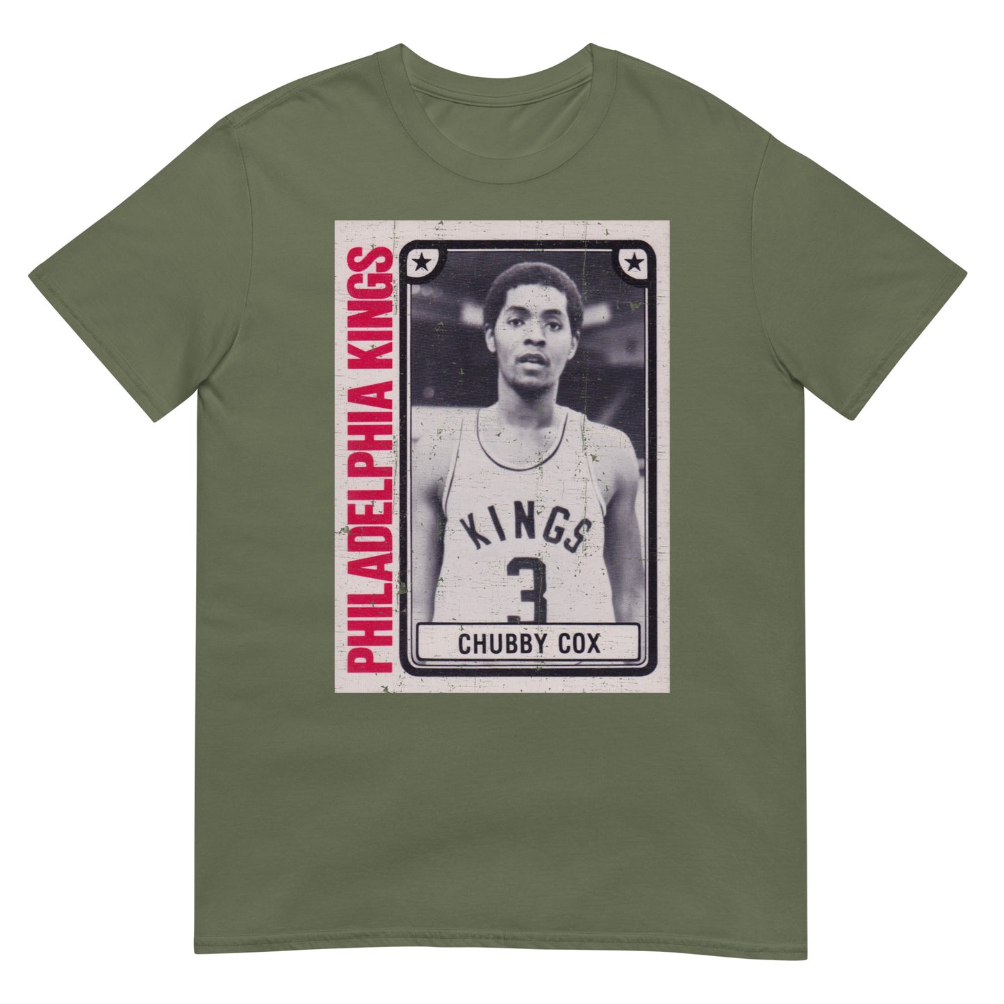 Chubby Cox 1980s Vintage Trading Card Distressed Softstyle Tee