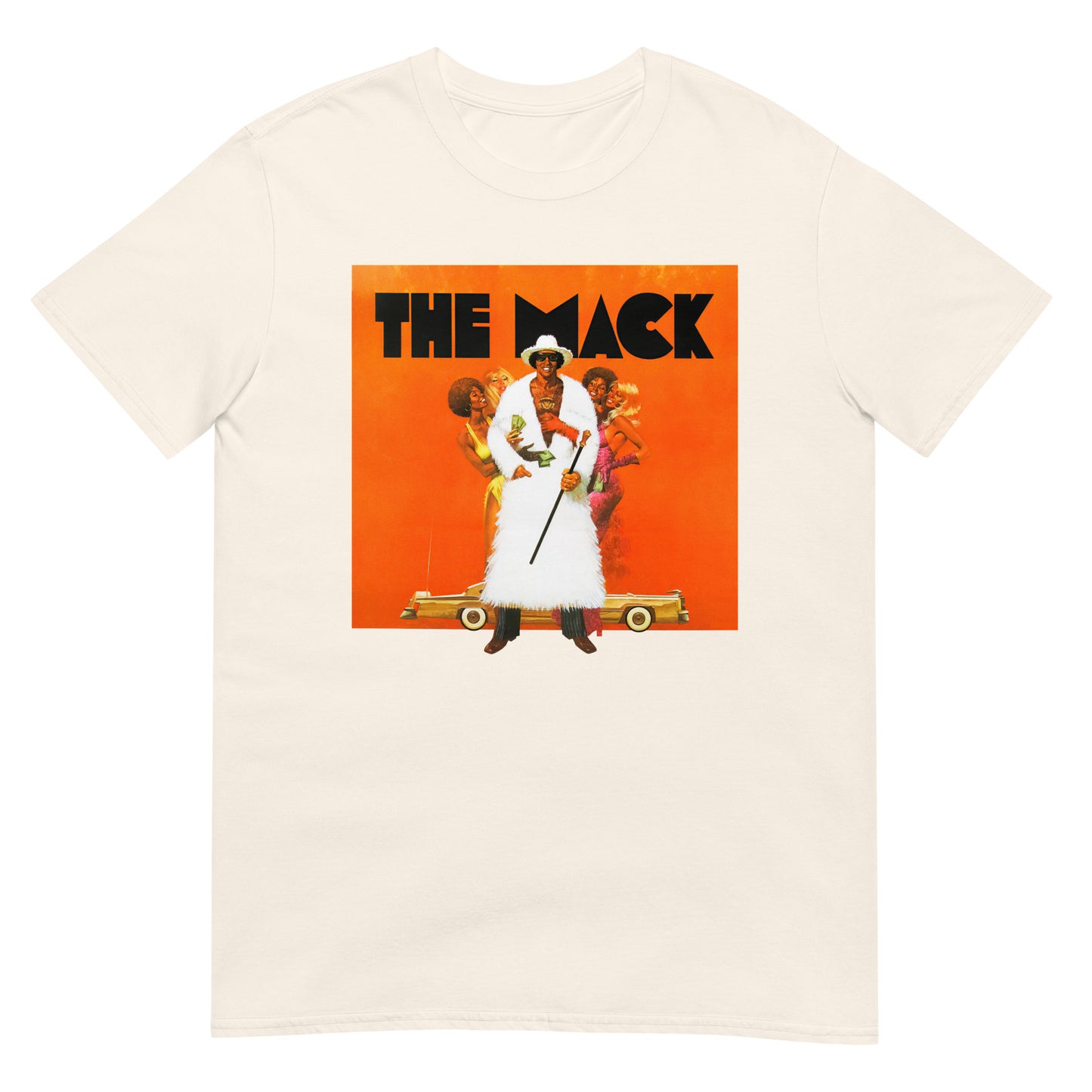 The Mack 1970s Blaxploitation Goldie Poster Distressed Softstyle Tee