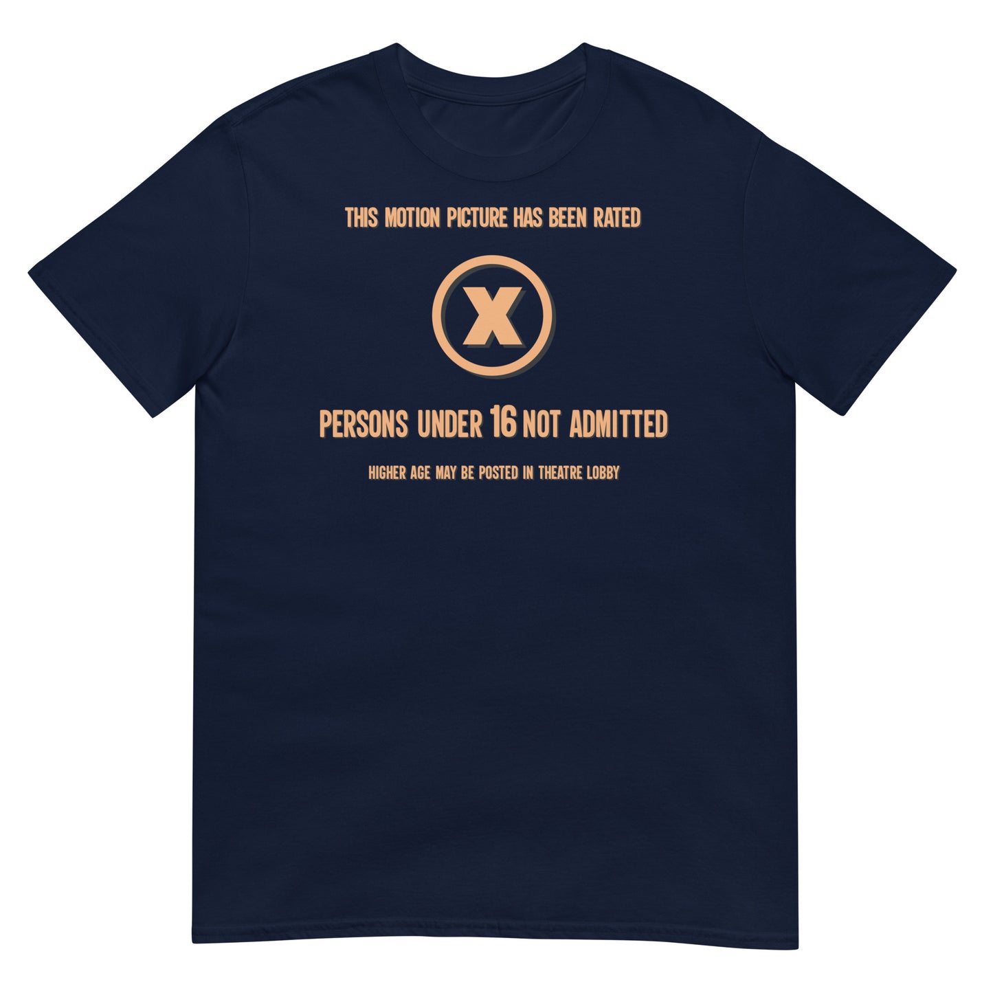 Rated X Rating Disclaimer 1970s Short-Sleeve Unisex T-Shirt