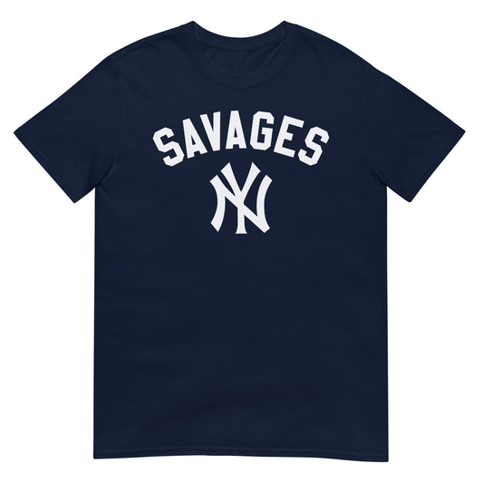 NEW YORK SAVAGES NY (White) Softstyle Unisex T-Shirt