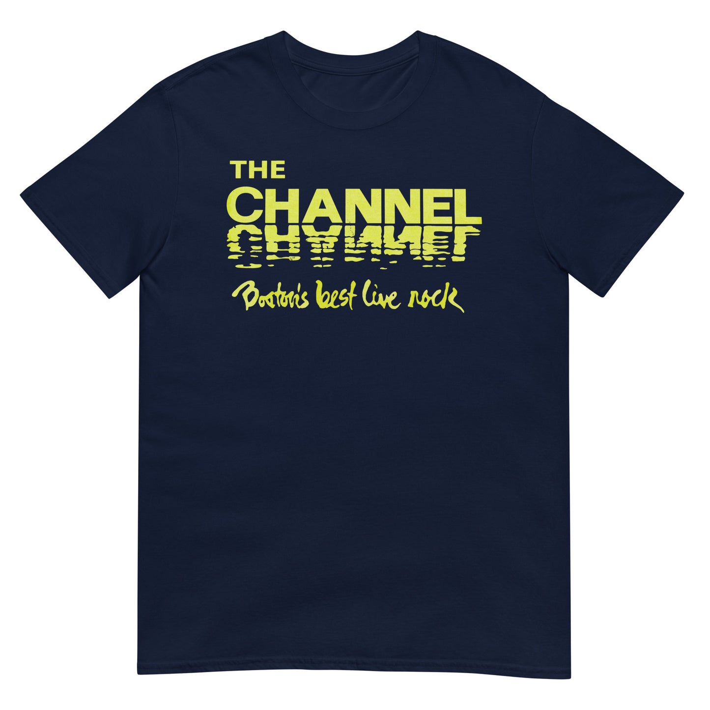 The Channel - Boston's Best Live Rock Distressed Softstyle Unisex Tee