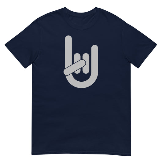 Guitarist Devil Horns Logo Softstyle Unisex Tee