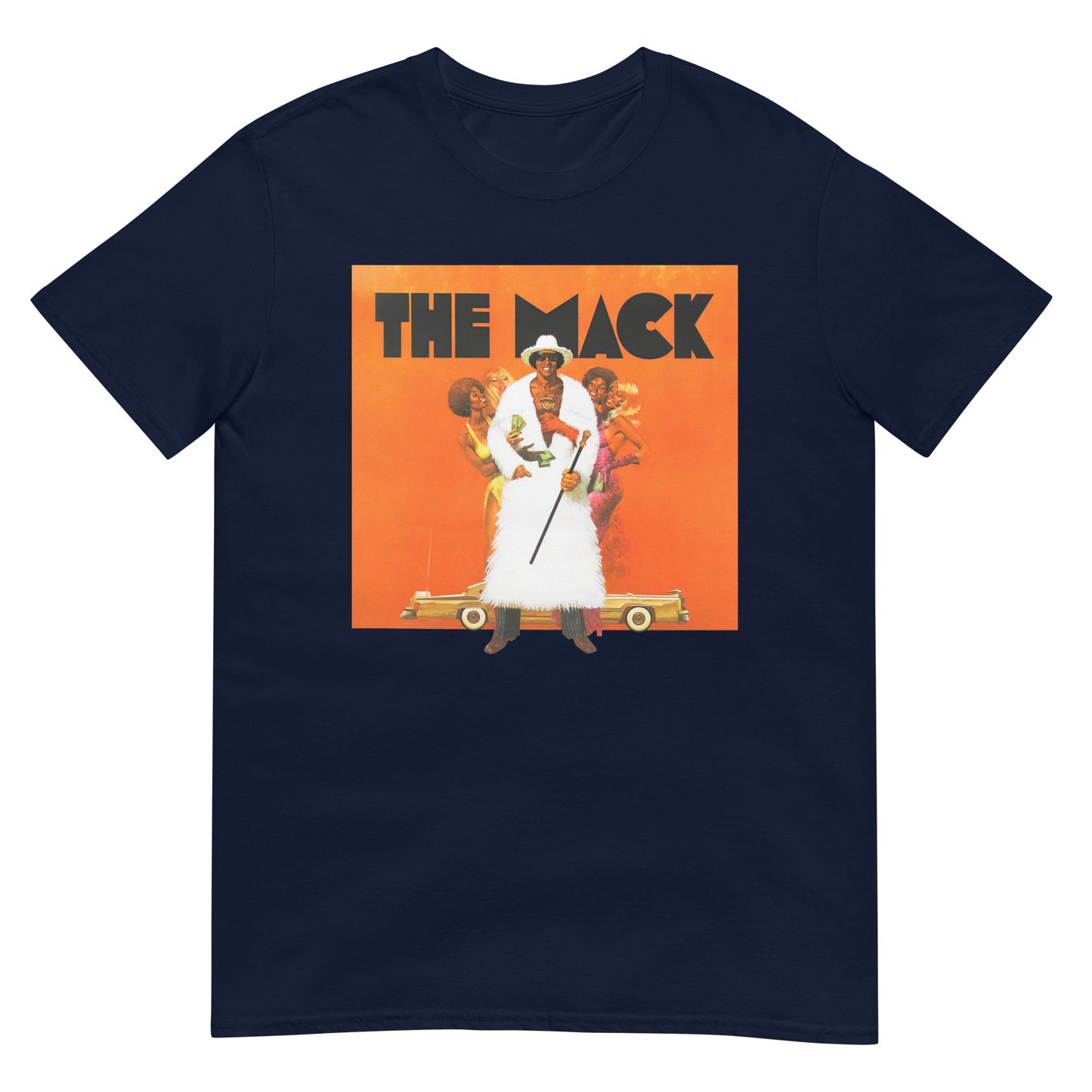 The Mack 1970s Blaxploitation Goldie Poster Distressed Softstyle Tee