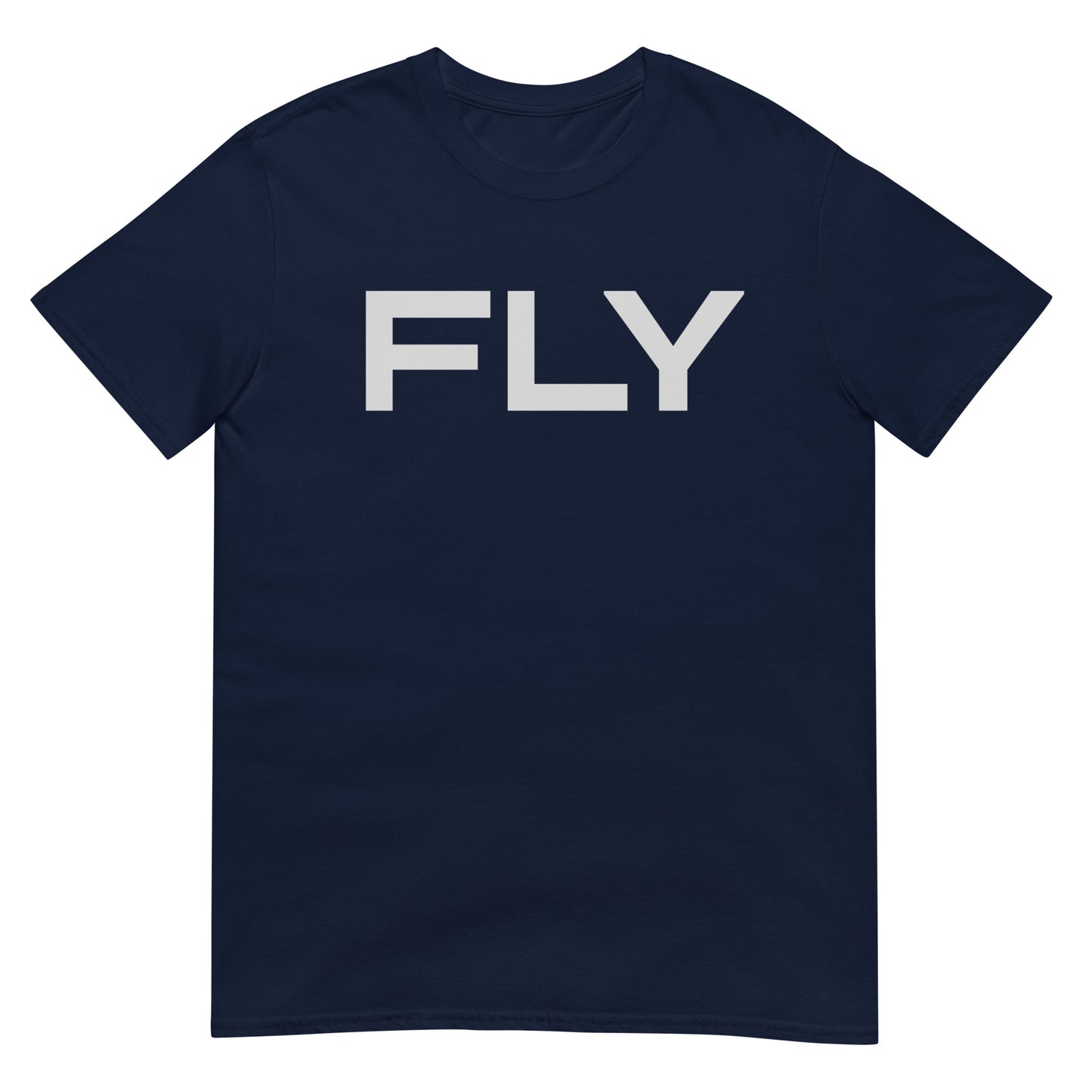 FLY 1970s Minimalist Statement Graphic | As Worn By John Lennon | Softstyle Unisex T-Shirt