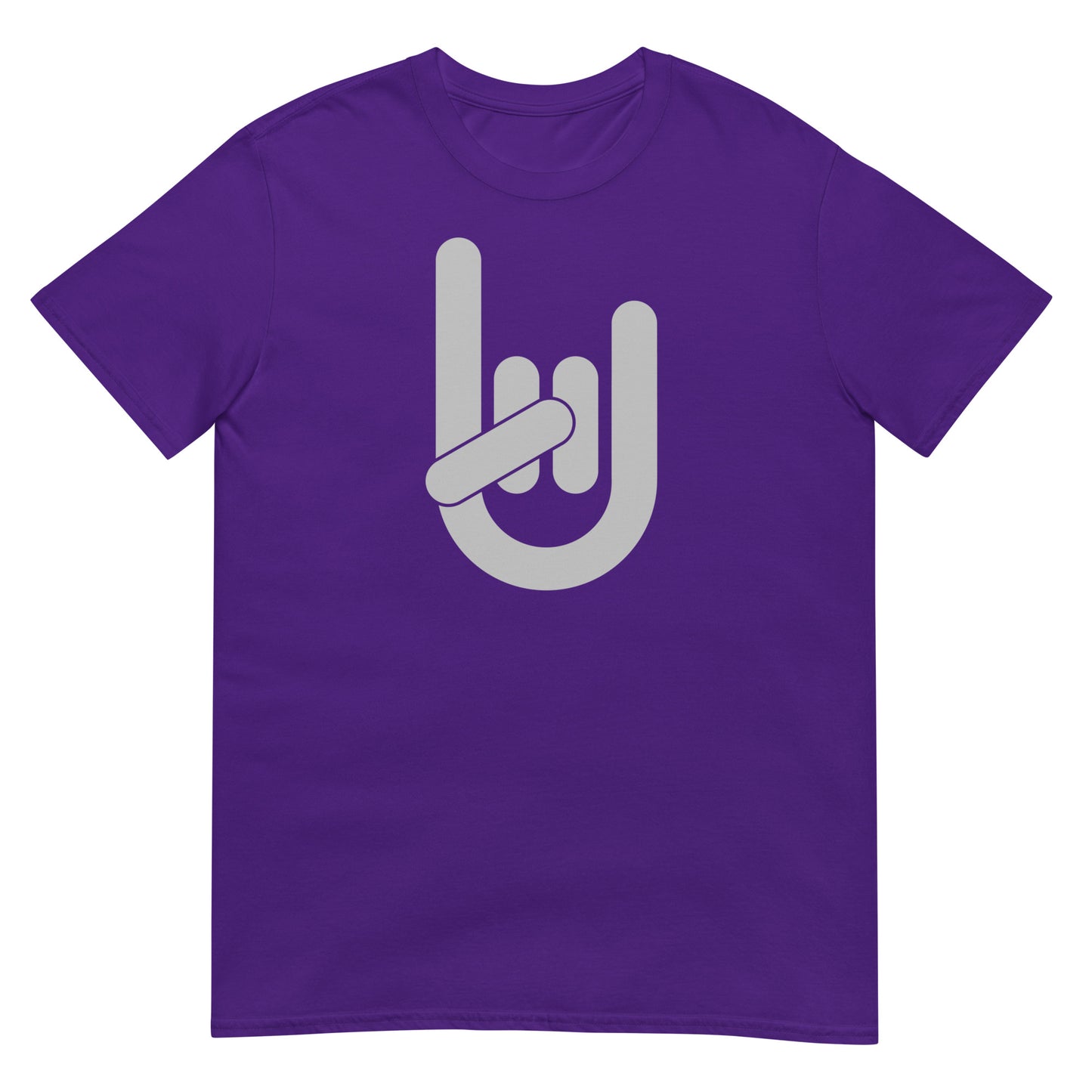 Guitarist Devil Horns Logo Softstyle Unisex Tee