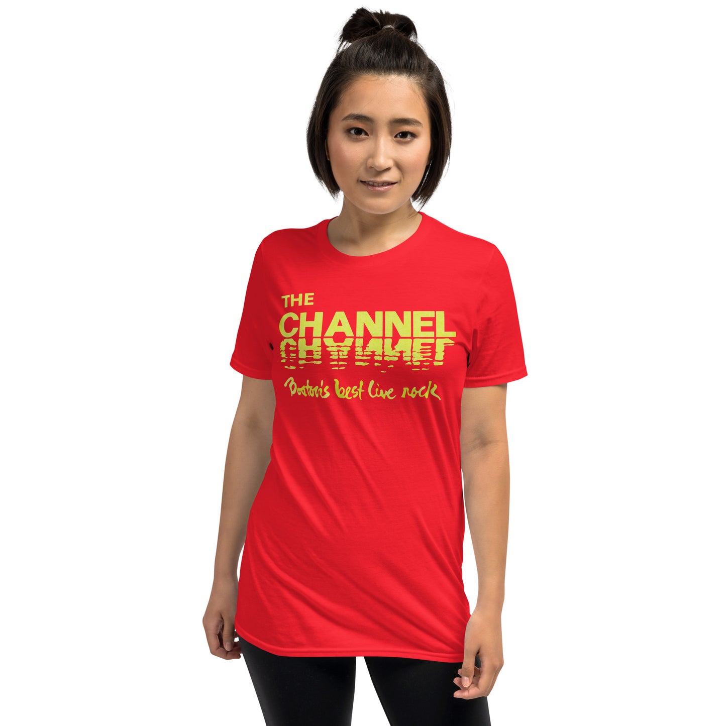 The Channel - Boston's Best Live Rock Distressed Softstyle Unisex Tee