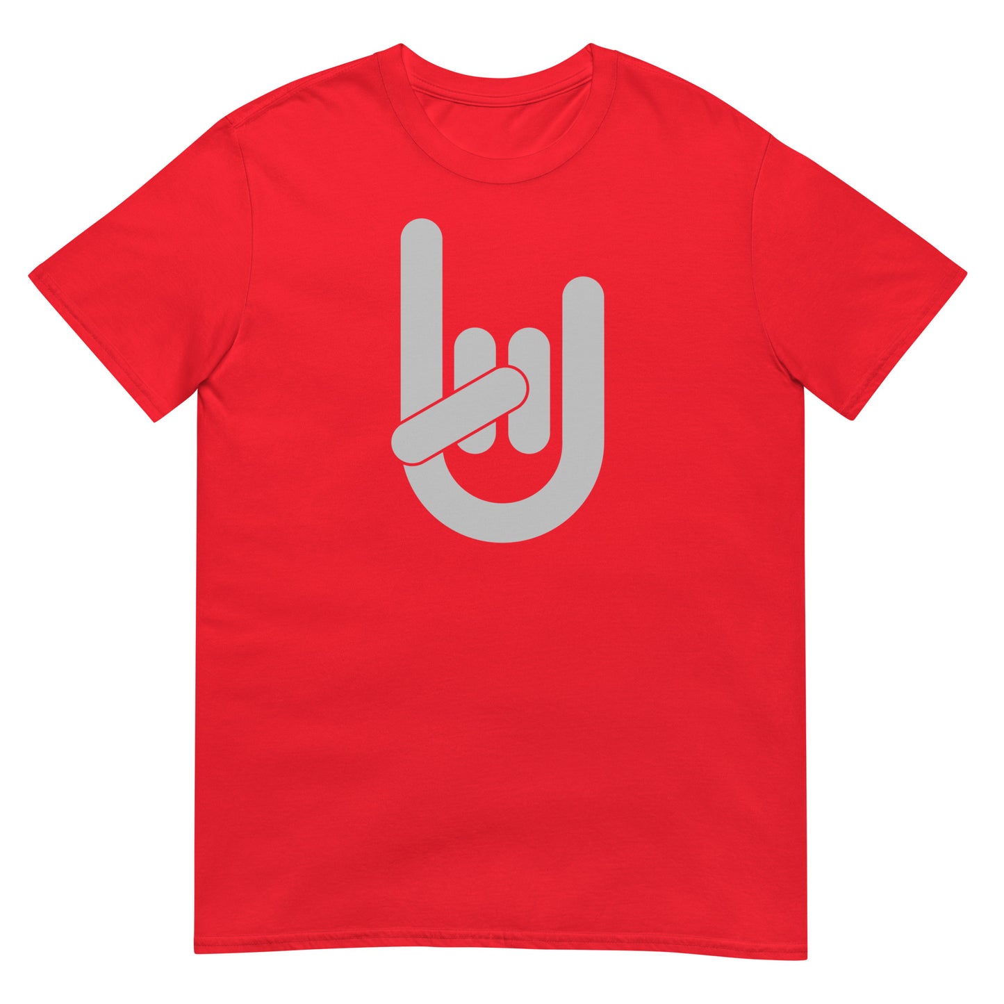 Guitarist Devil Horns Logo Softstyle Unisex Tee