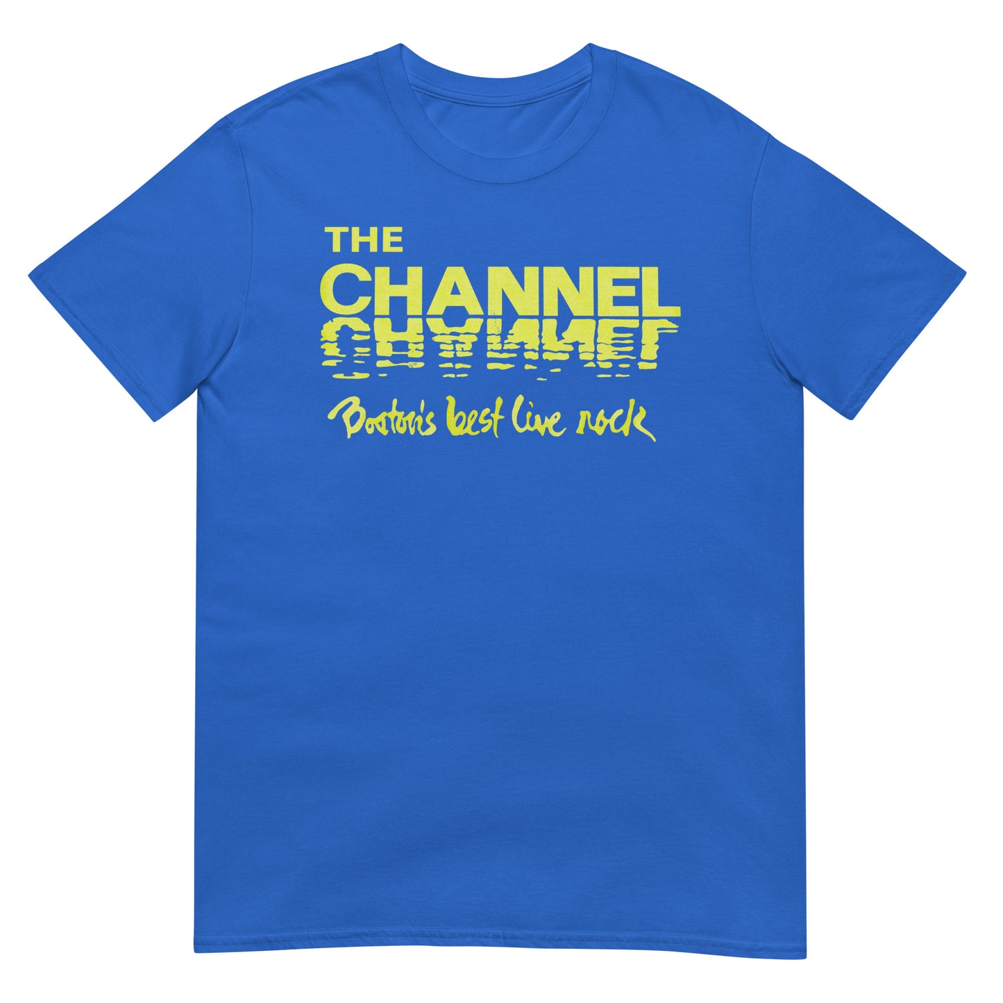 The Channel - Boston's Best Live Rock Distressed Softstyle Unisex Tee