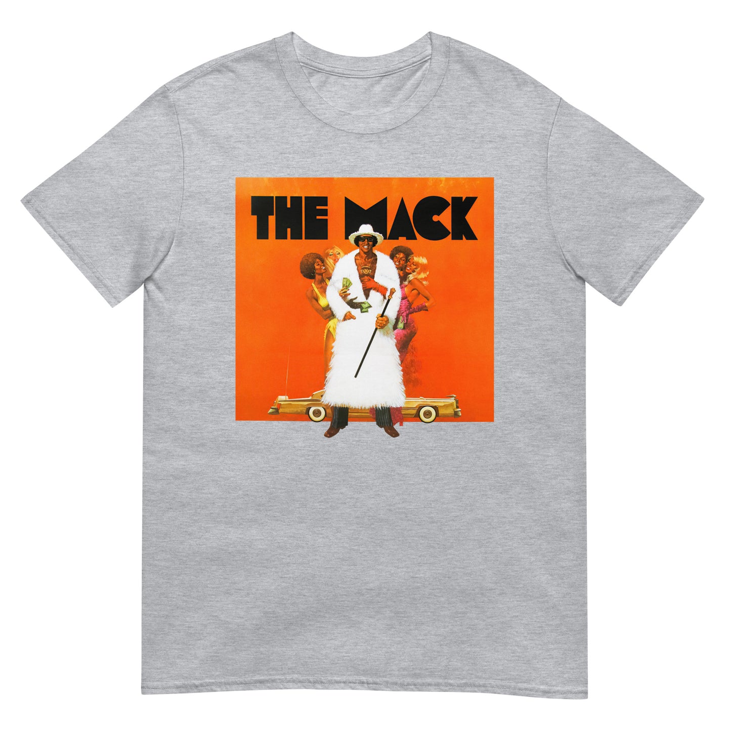 The Mack 1970s Blaxploitation Goldie Poster Distressed Softstyle Tee