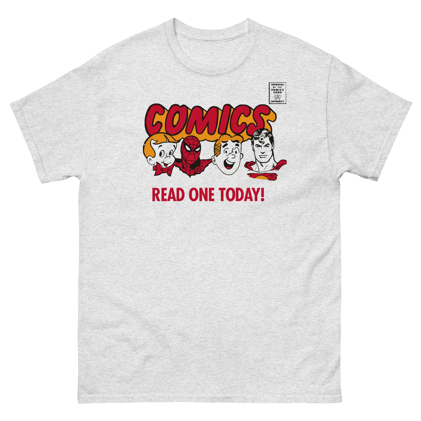 Comics Read One Today! (Original Characters ) Vintage Spinner Rack Topper Unisex Classic T-Shirt