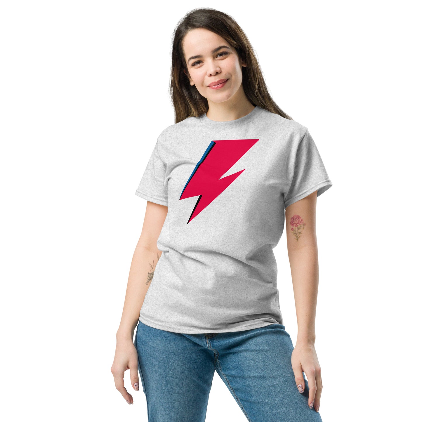 A Lad Insane Lightning Bolt Graphic Classic Unisex Tee