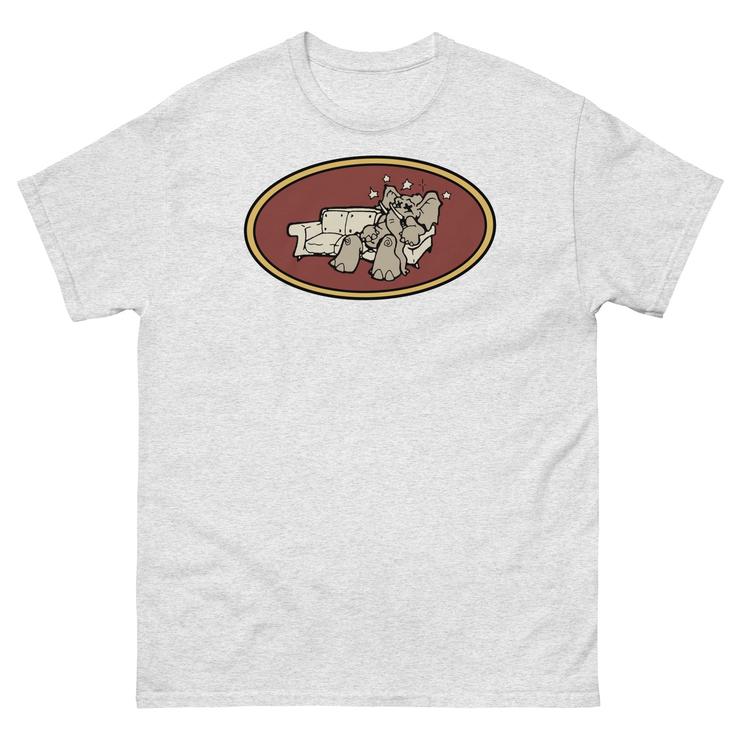 Brooklyn Dust Music Elephant Color Logo (Prairie Sand) Unisex Classic Tee