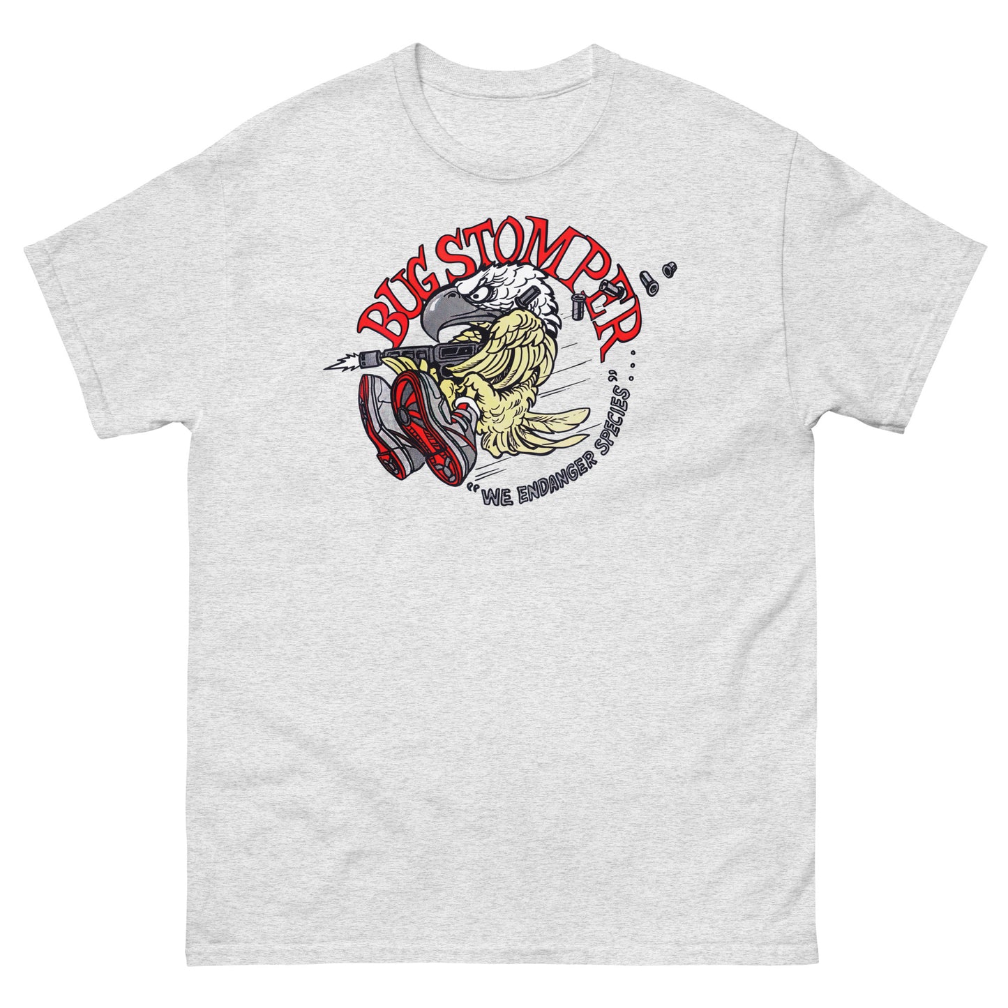 Bug Stomper Eagle "We Endanger Species" Cosplay Unisex Classic Tee
