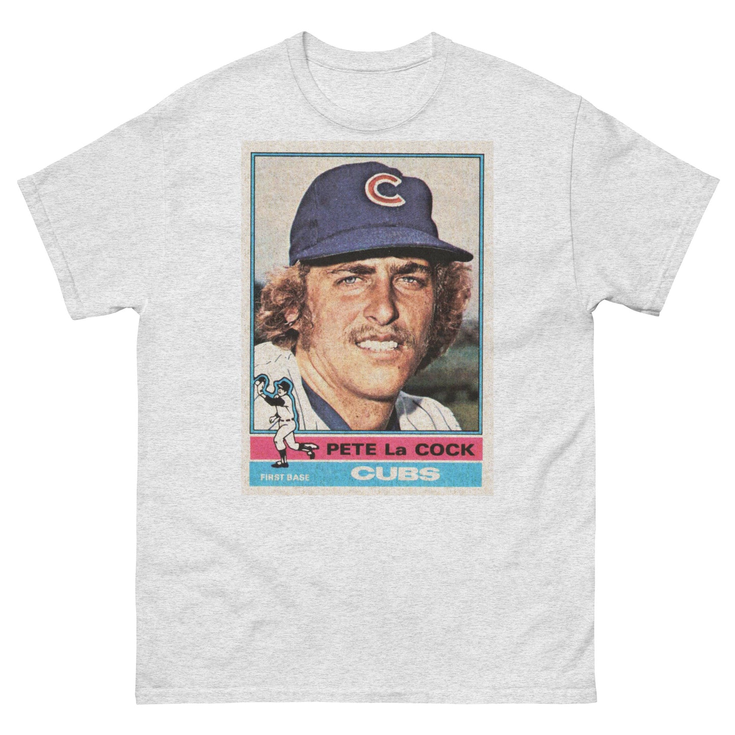 Pete La Cock 1970s Vintage Trading Card Unisex Classic Tee