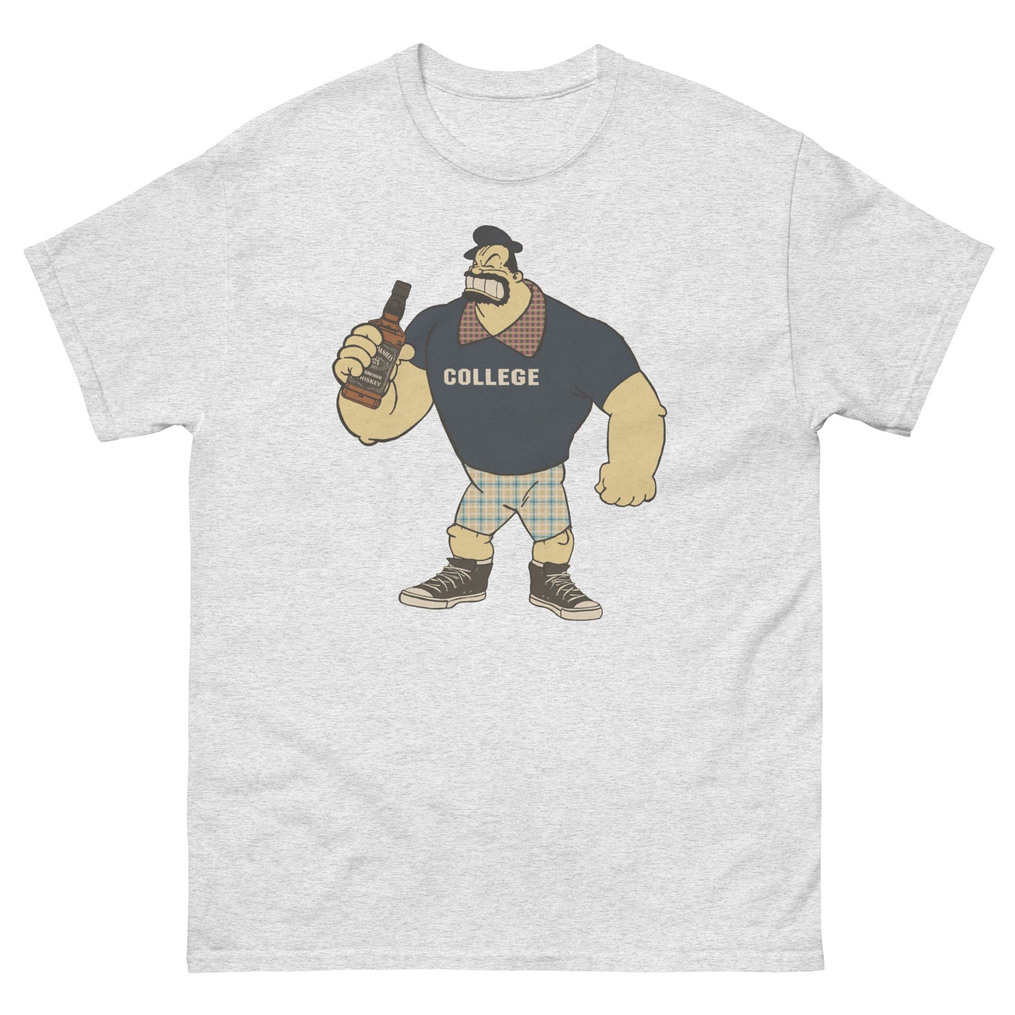 Bluto x Bluto College Mashup Halftone Parody Classic T-Shirt