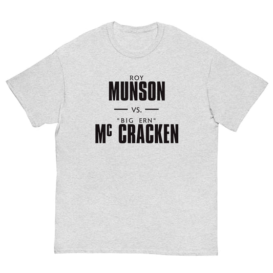 KINGPIN Roy Munson Vs. Big Ern McCracken $1,000,000 Dollar Reno Open Bowling Replica Cosplay | Front & Back Print Classic Tee