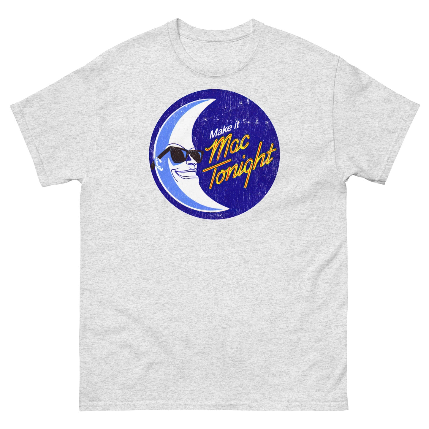 Moon Crooner Make it Tonight Mascot Distressed Unisex Classic Tee