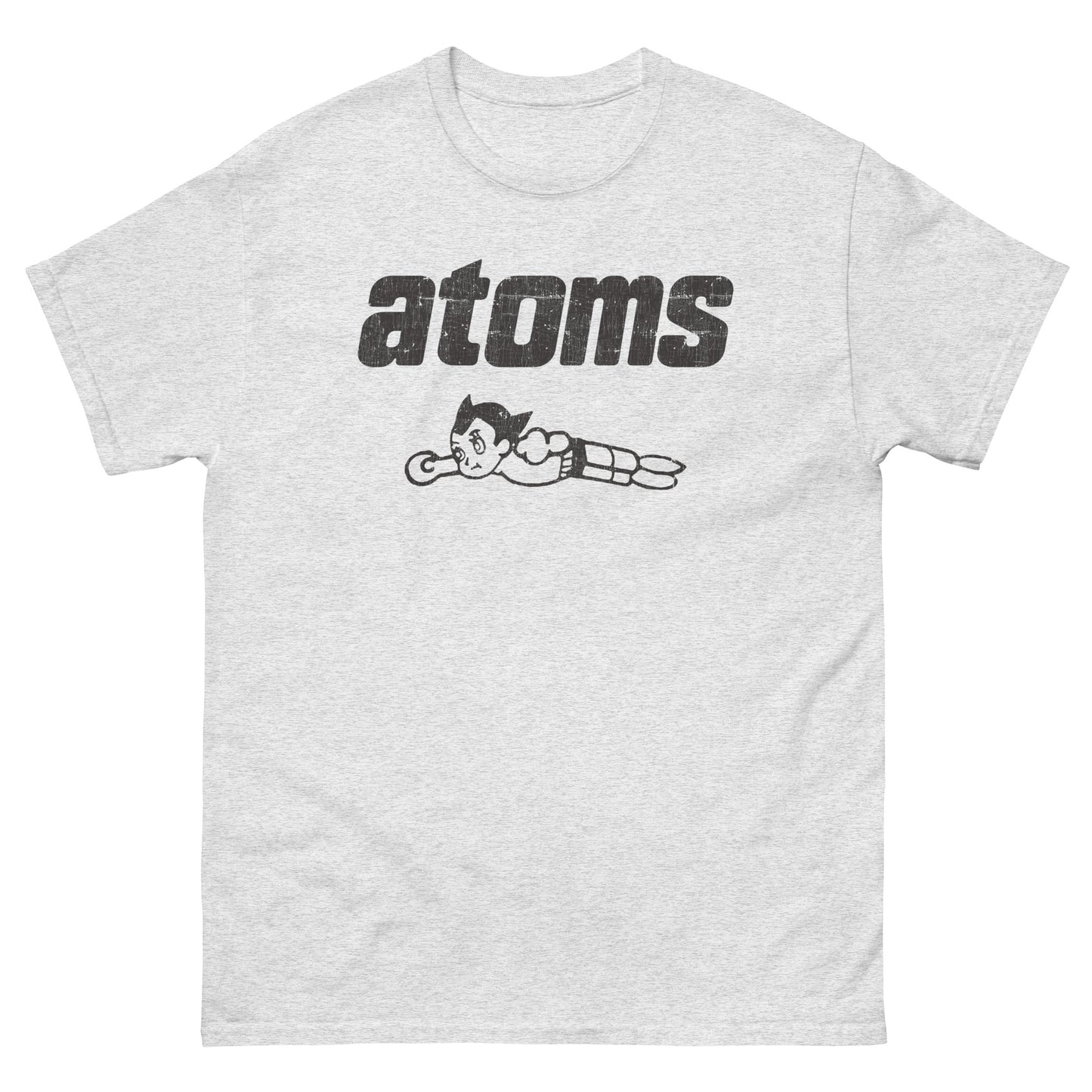Sankei Atoms サンケイアトムズ Distressed Baseball Logo (Black) Classic Tee