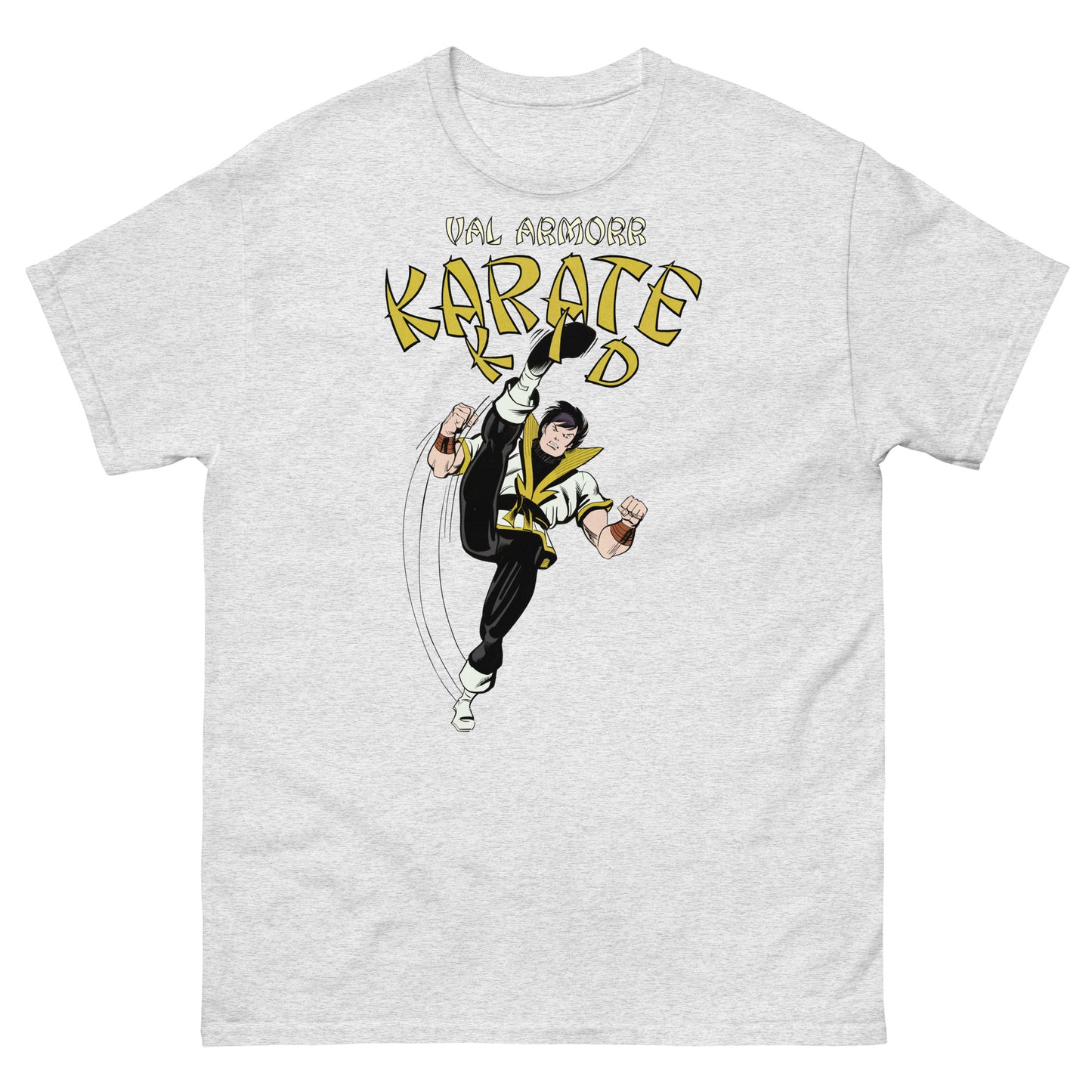 Val Armorr Retro Comic Book Martial Arts Hero Unisex Classic Tee