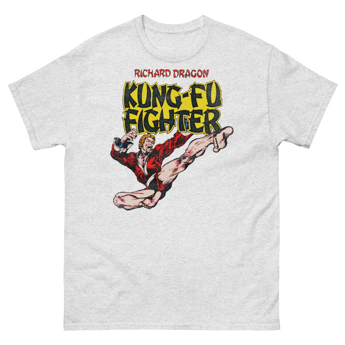 Richard Dragon Kung-Fu Fighter Retro Martial Arts Comic Book Classic Tee