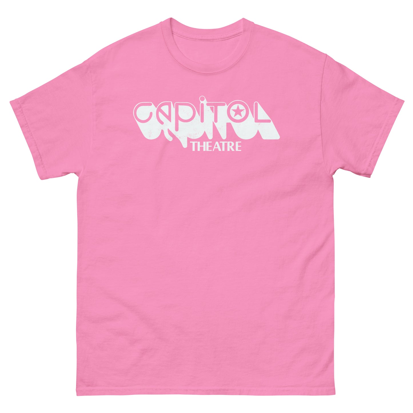 Capitol Theatre of Passaic, NJ (White) Venue | As Worn by Zac Efron Distressed Unisex Classic Tee