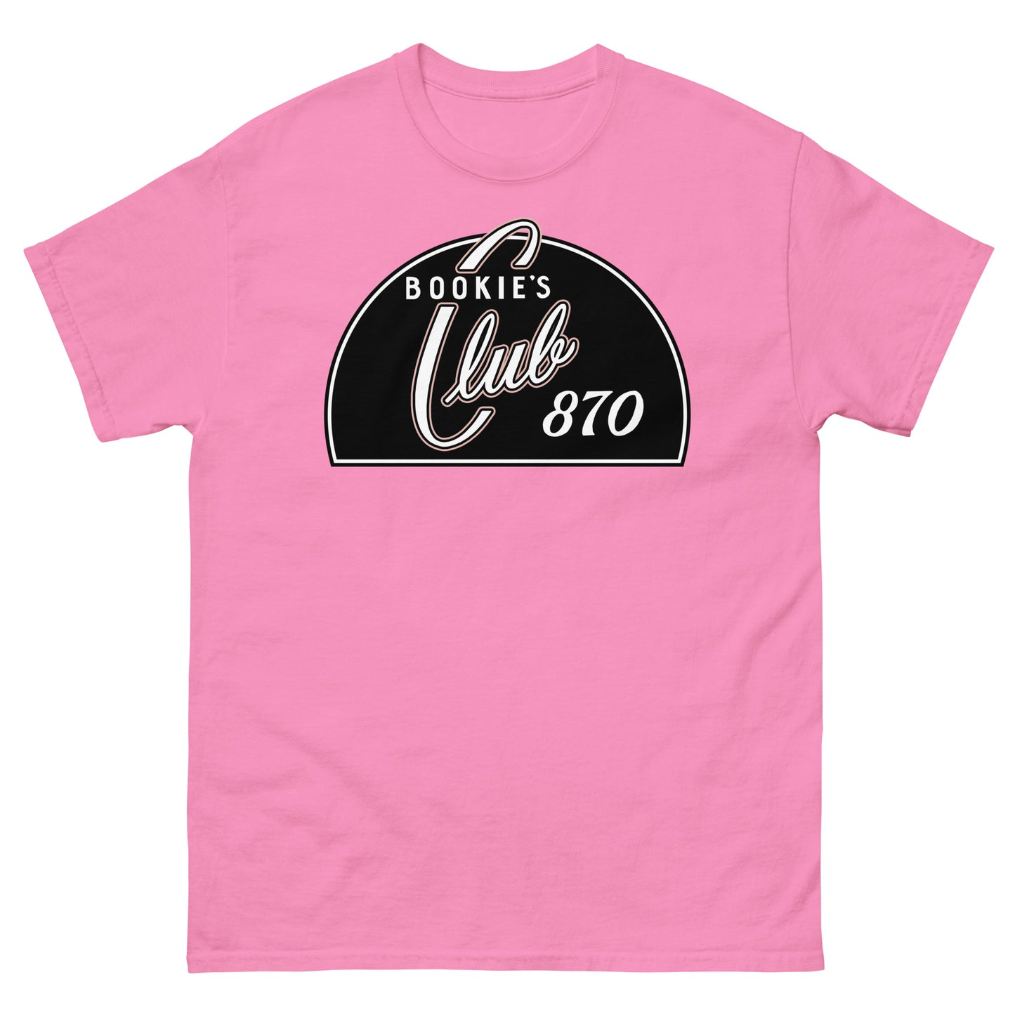 Bookie’s Club 870 Legendary Detroit Punk Venue Retro Nightclub Sign Unisex Classic Tee