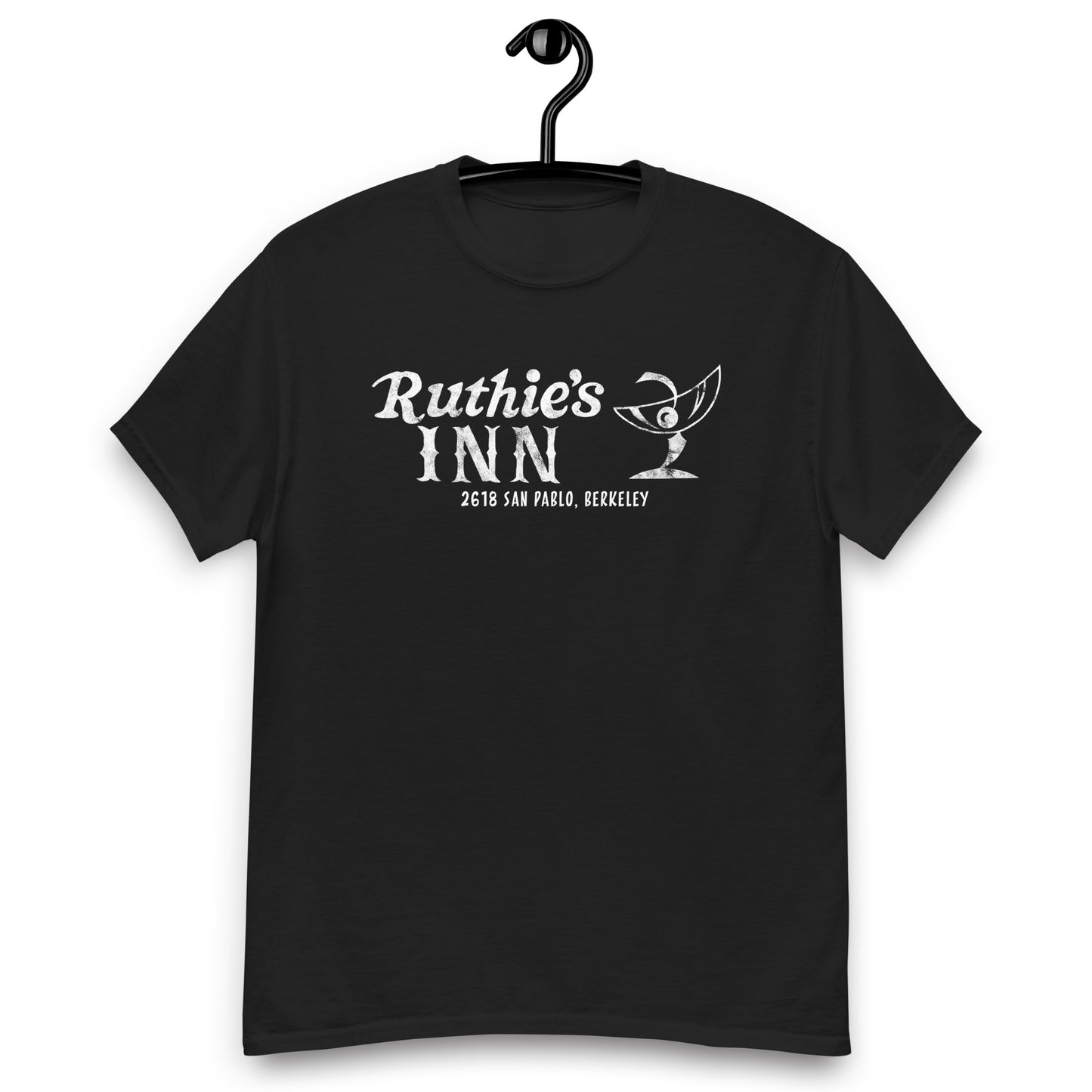 Ruthie’s Inn Berkeley, CA (White) Distressed Vintage Rock Venue Graphic Tee