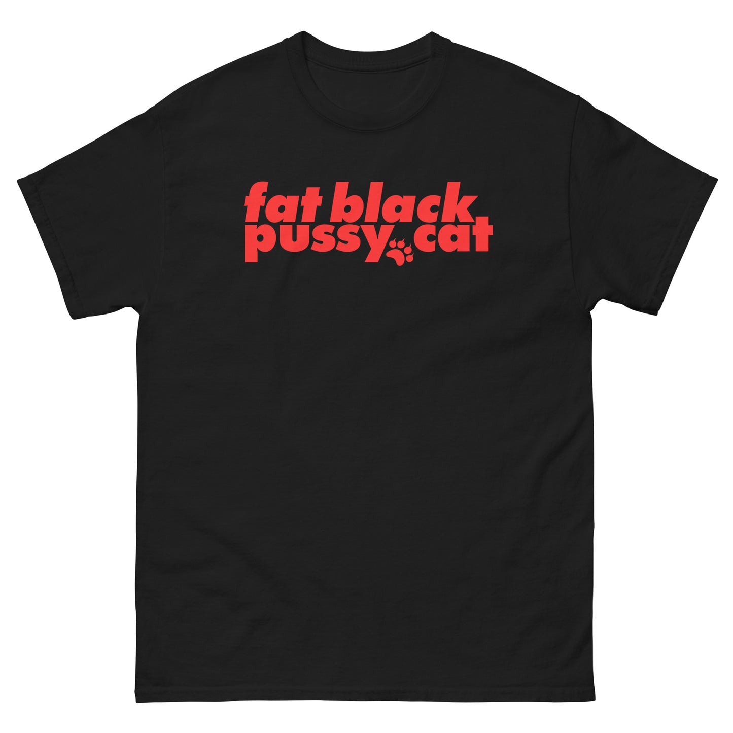Fat Black Pussy Cat Vintage Nightclub NYC Logo Unisex Classic Tee