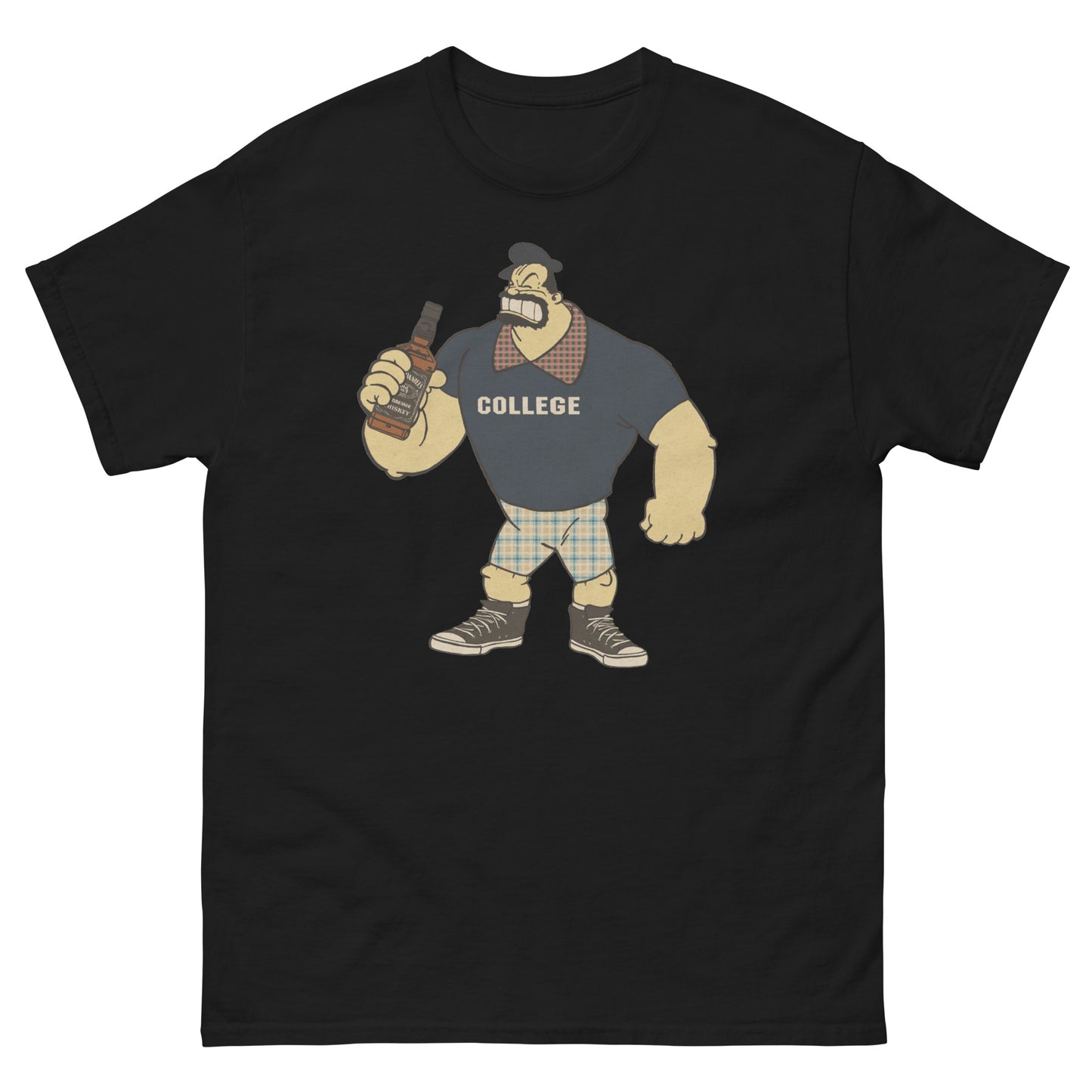 Bluto x Bluto College Mashup Halftone Parody Classic T-Shirt