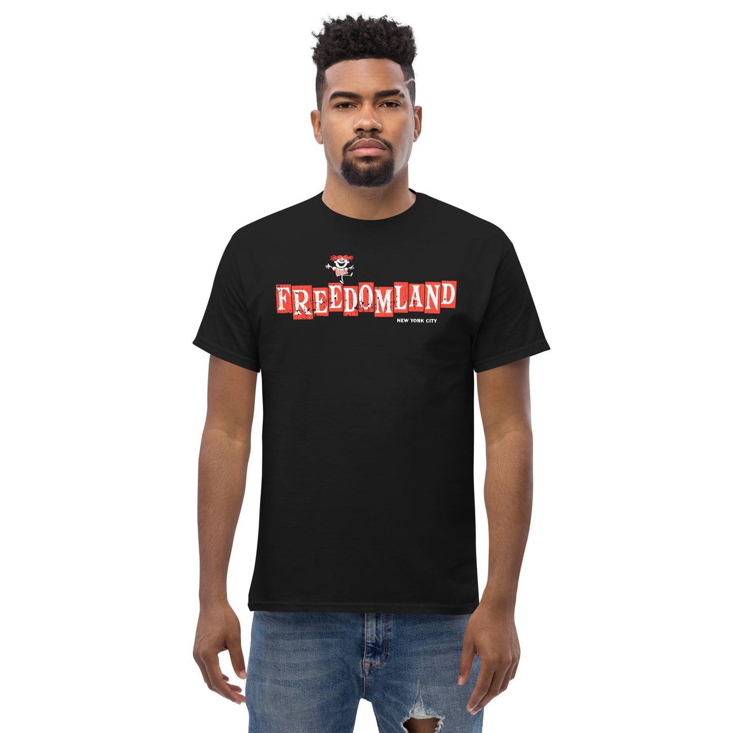 Freedomland, USA New York City Vintage Amusement Park Distressed Unisex Classic Tee