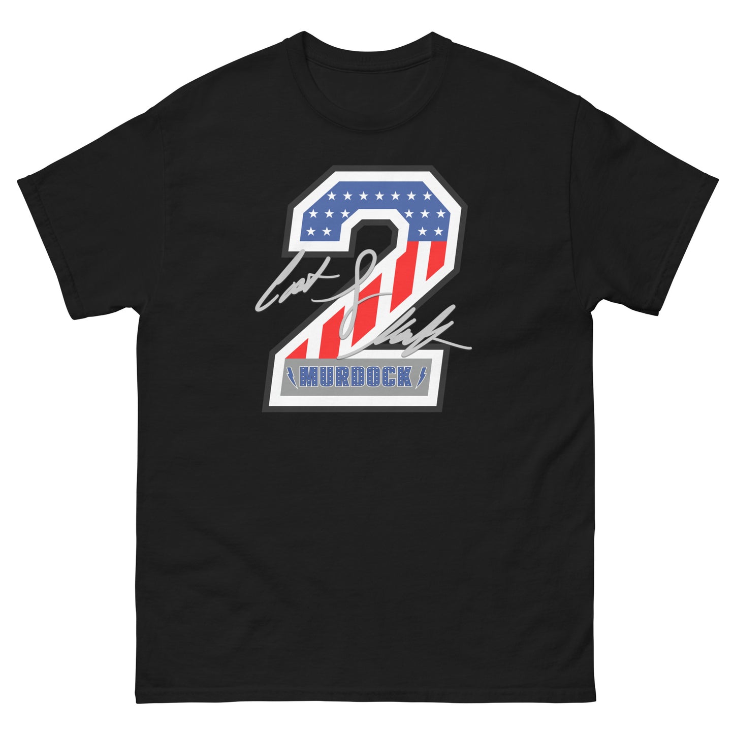 Captain Lance Murdock Patriotic Stuntman #2 with Signature Unisex Cosplay Tee